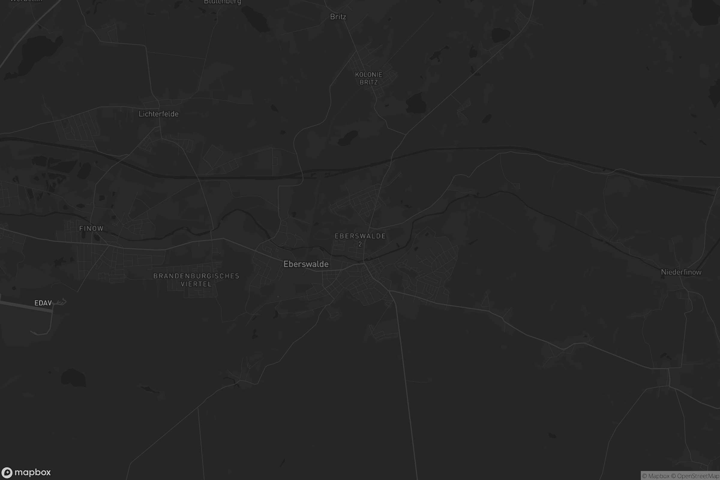 Karte von Eberswalde 2
