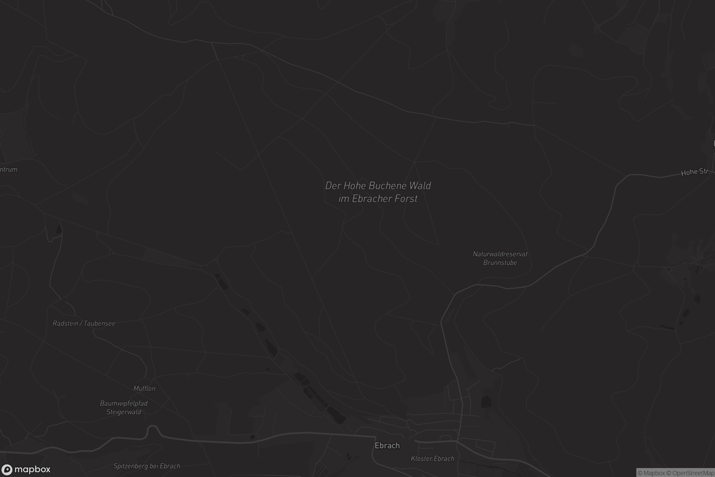 Karte von Ebracher Forst