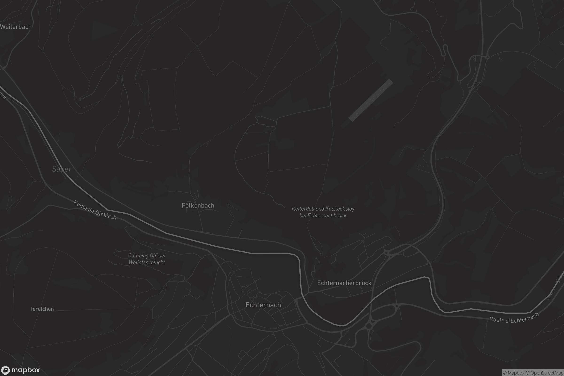 Karte von Echternacherbrück