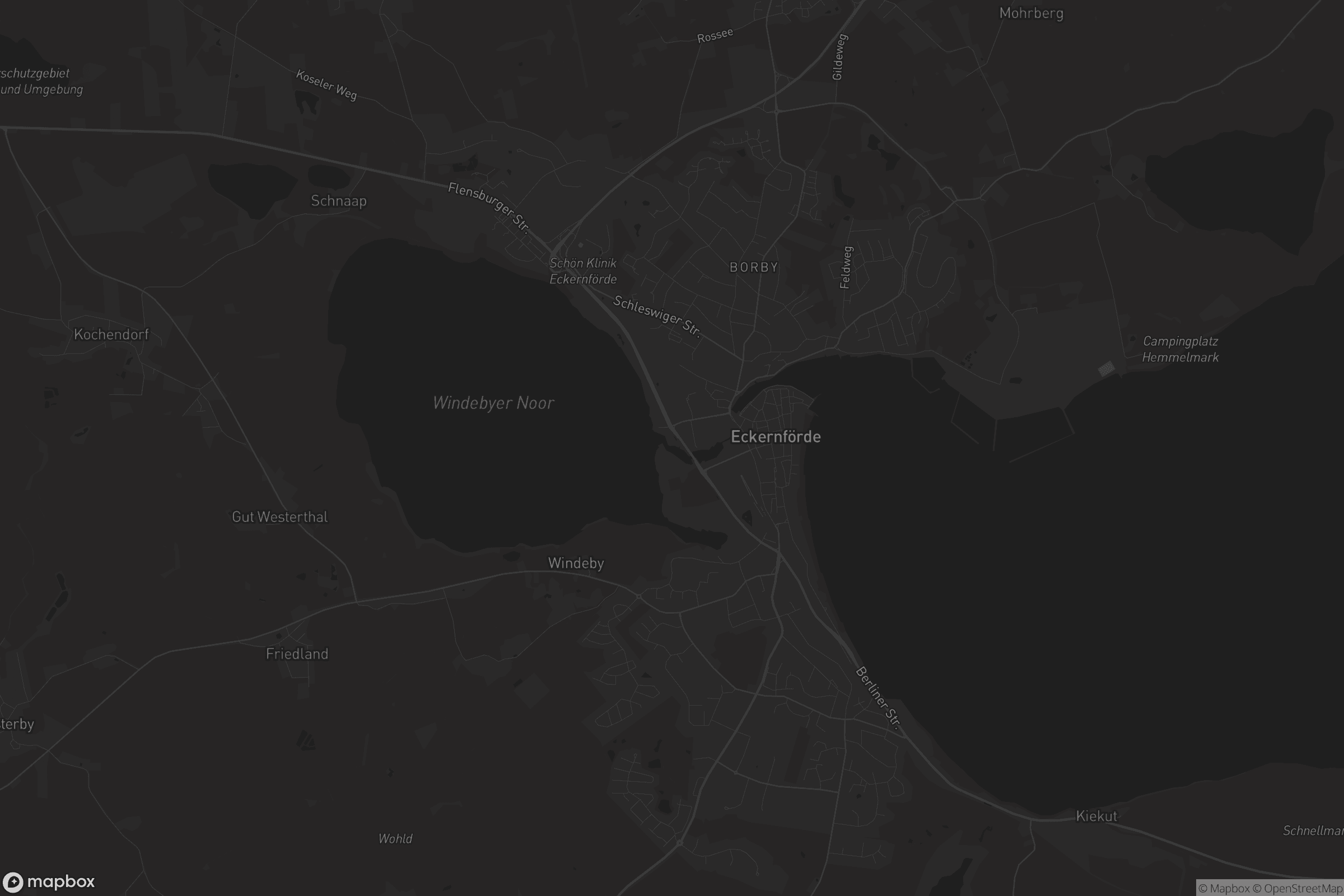 Karte von Eckernförde