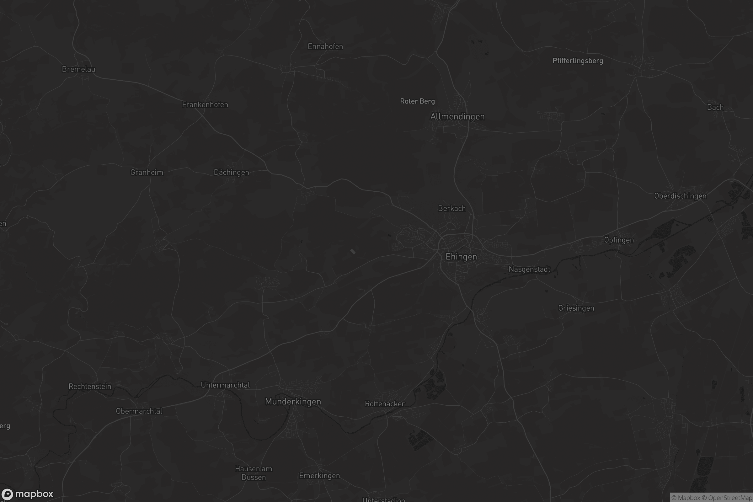 Karte von Ehingen (Donau)