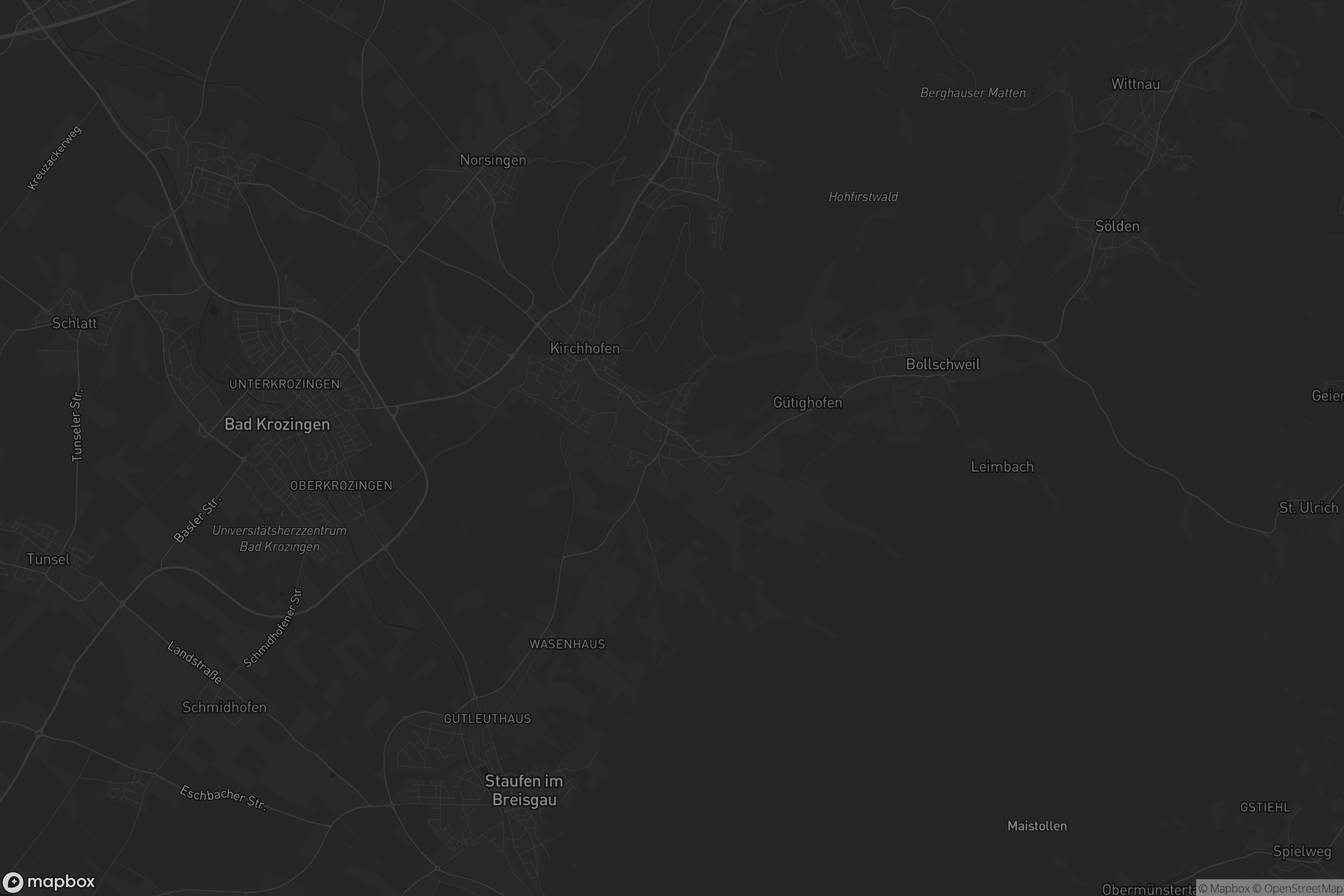 Karte von Ehrenstetten