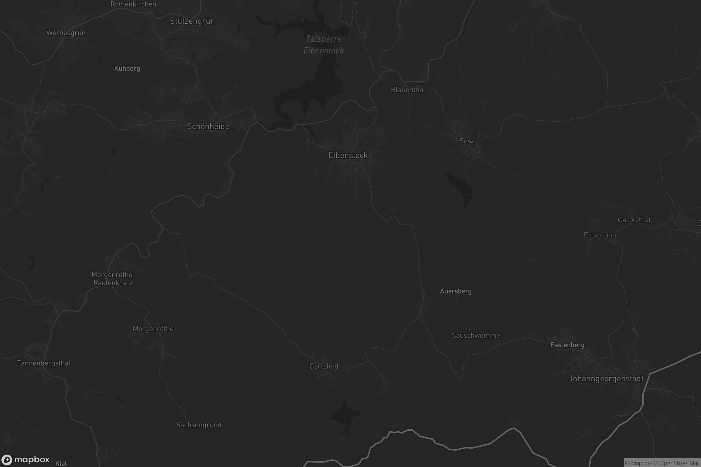 Karte von Eibenstock