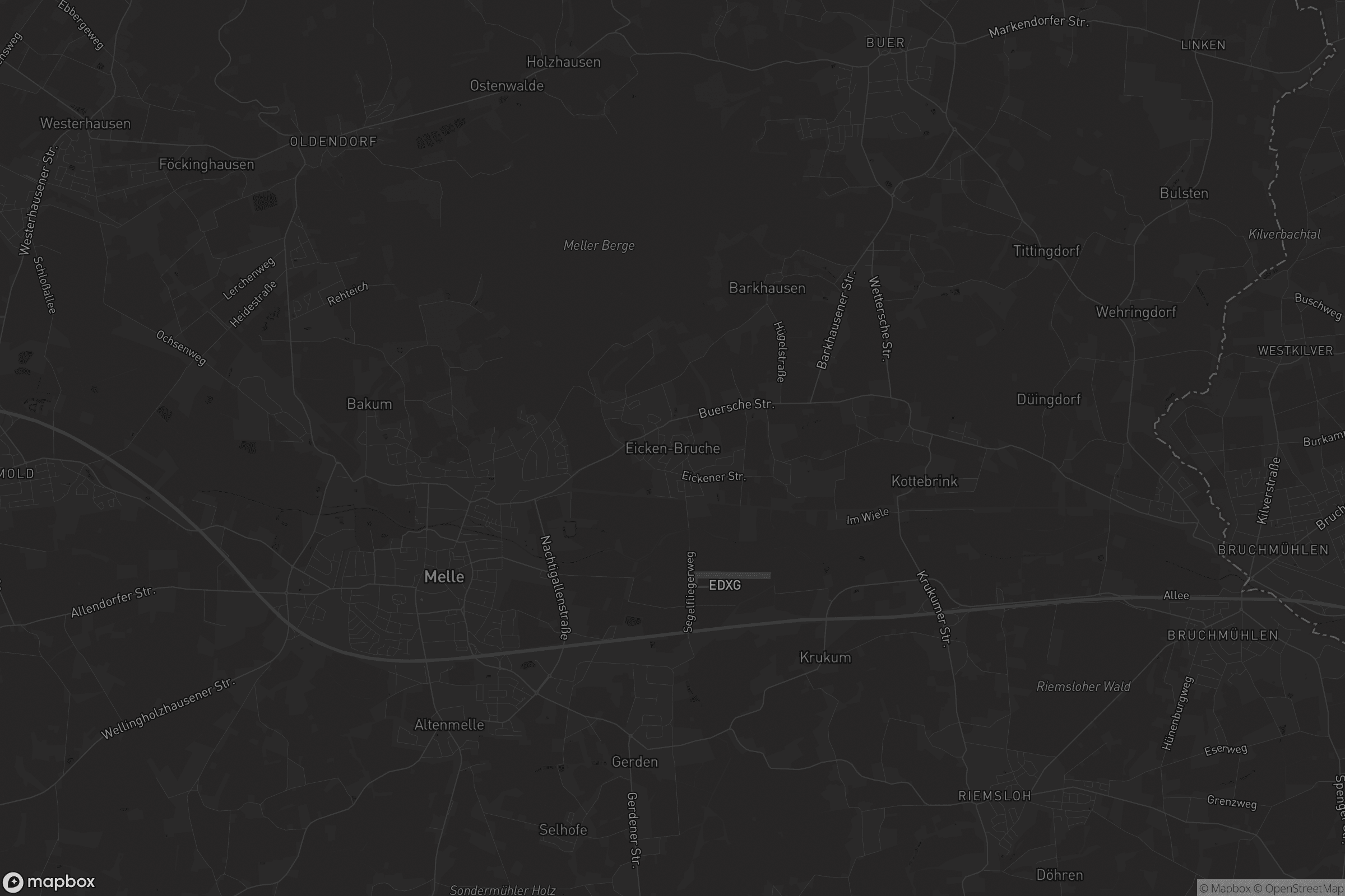 Karte von Eicken-Bruche