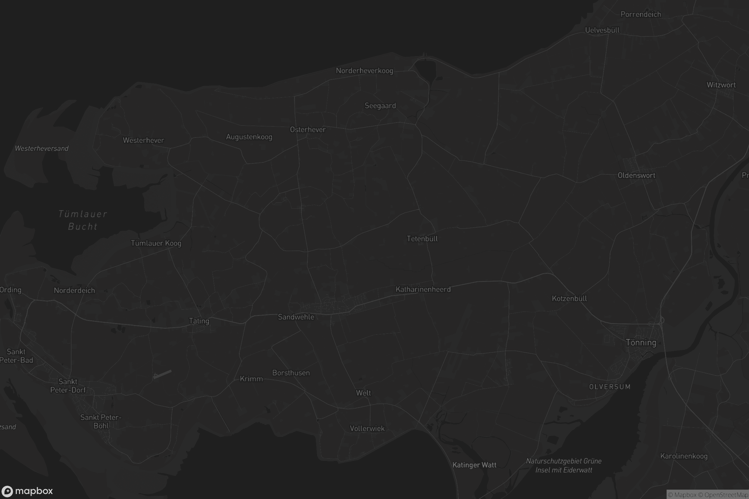 Karte von Eiderstedt