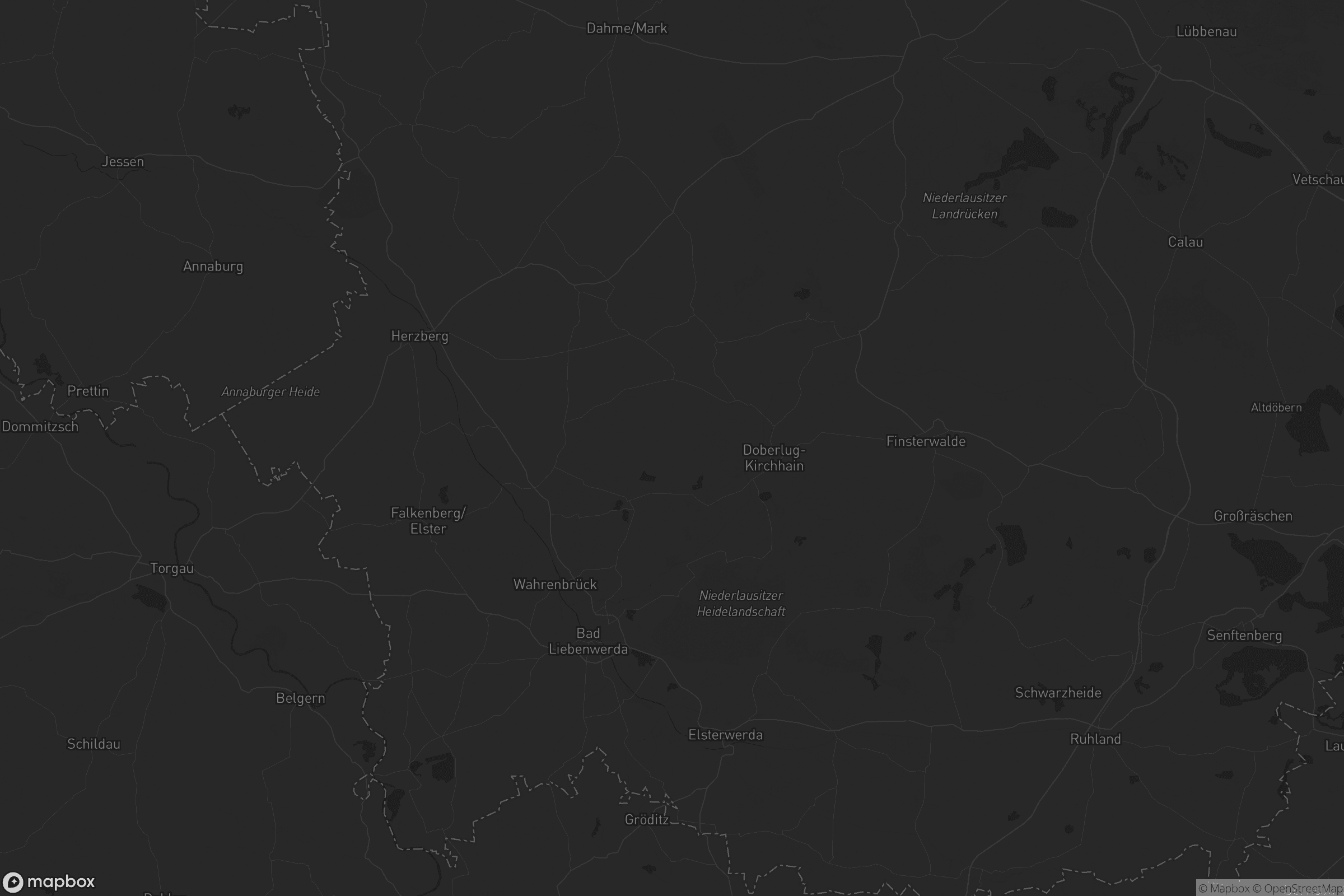 Karte von Elbe-Elster