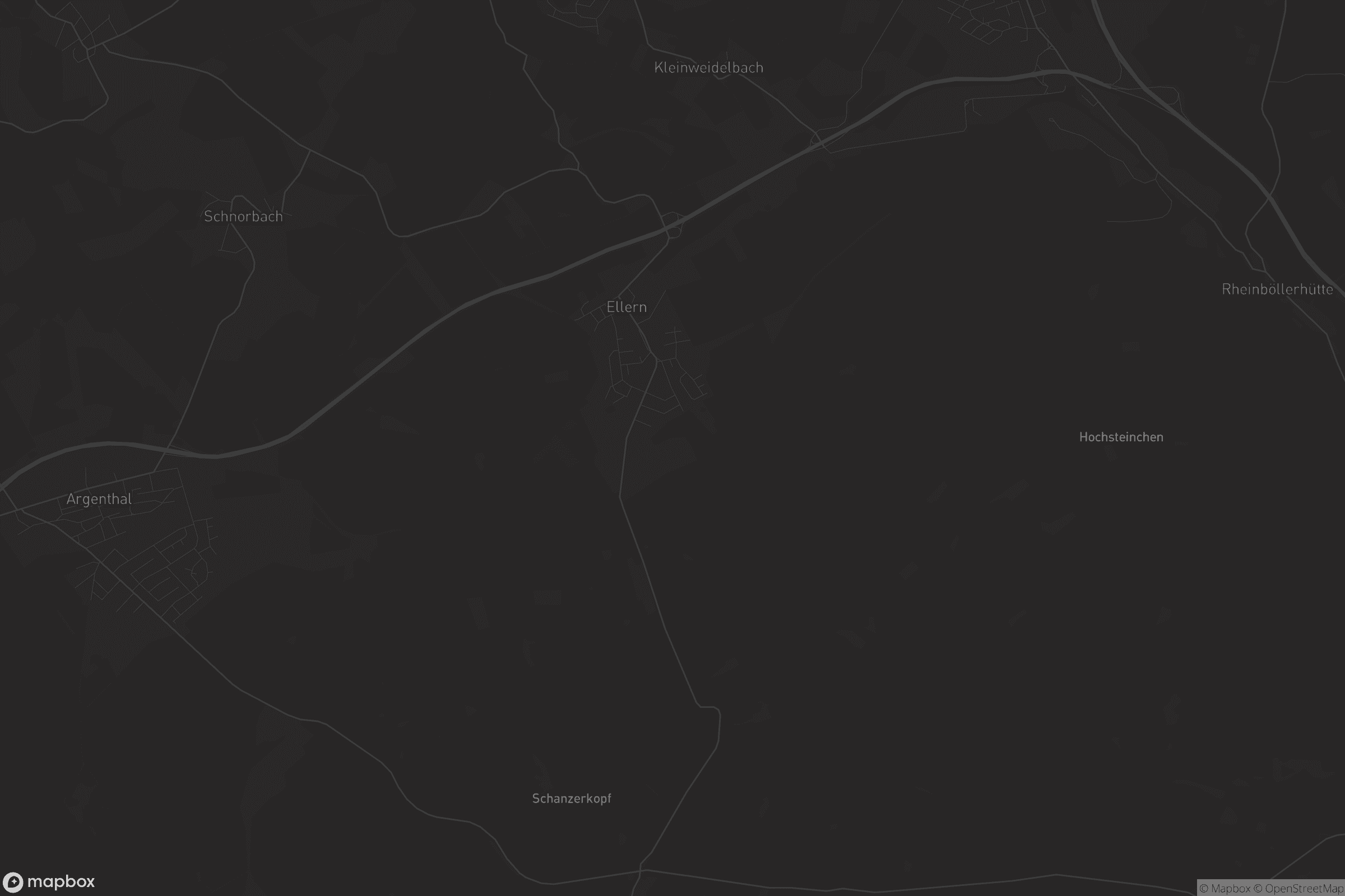 Karte von Ellern (Hunsrück)