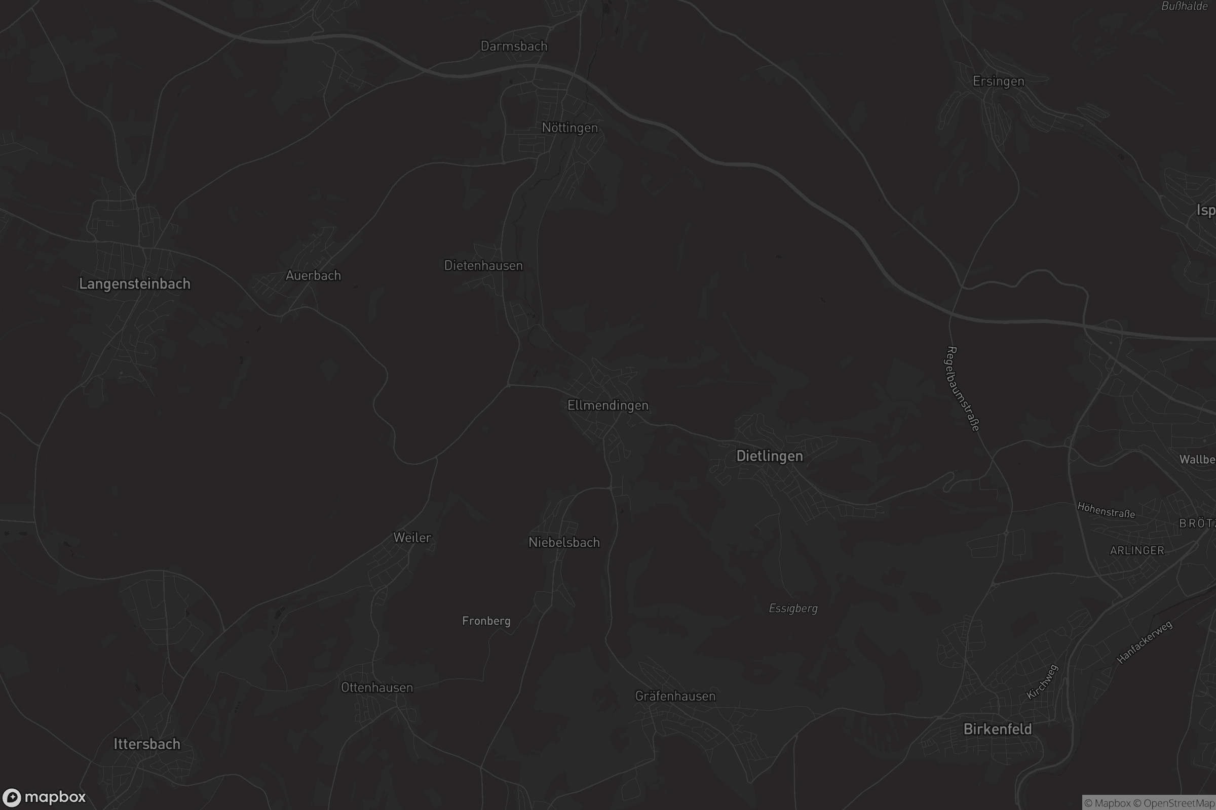 Karte von Ellmendingen