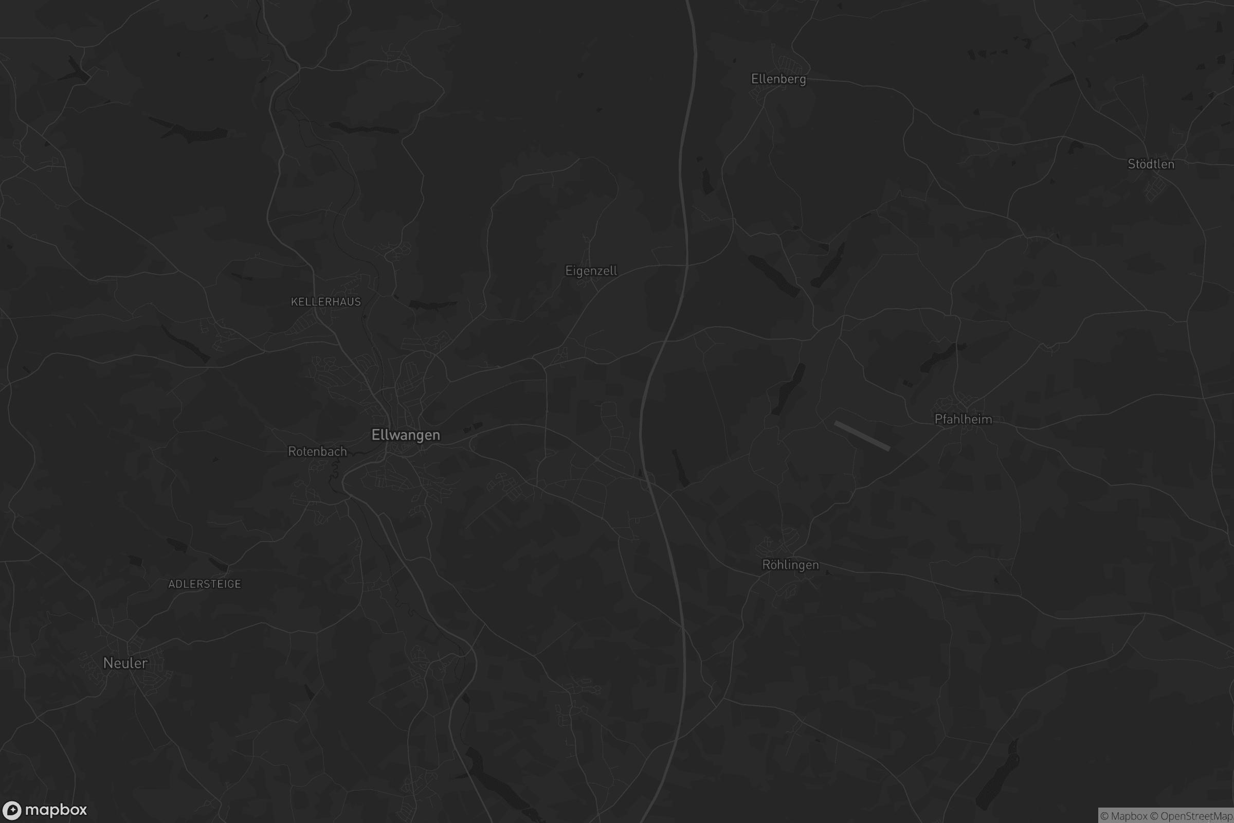 Karte von Ellwangen (Jagst)