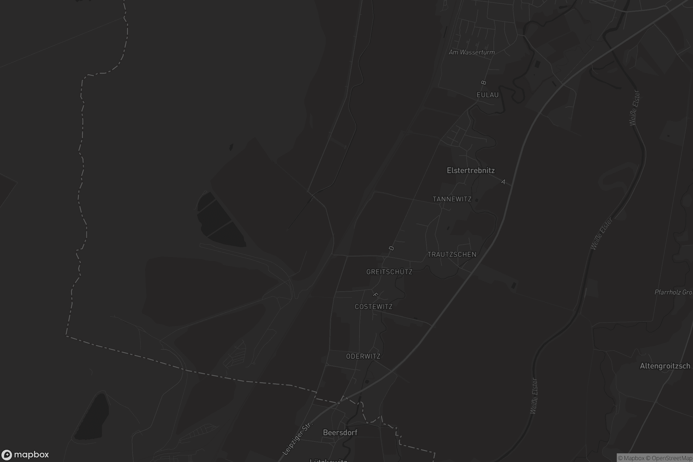 Karte von Elstertrebnitz