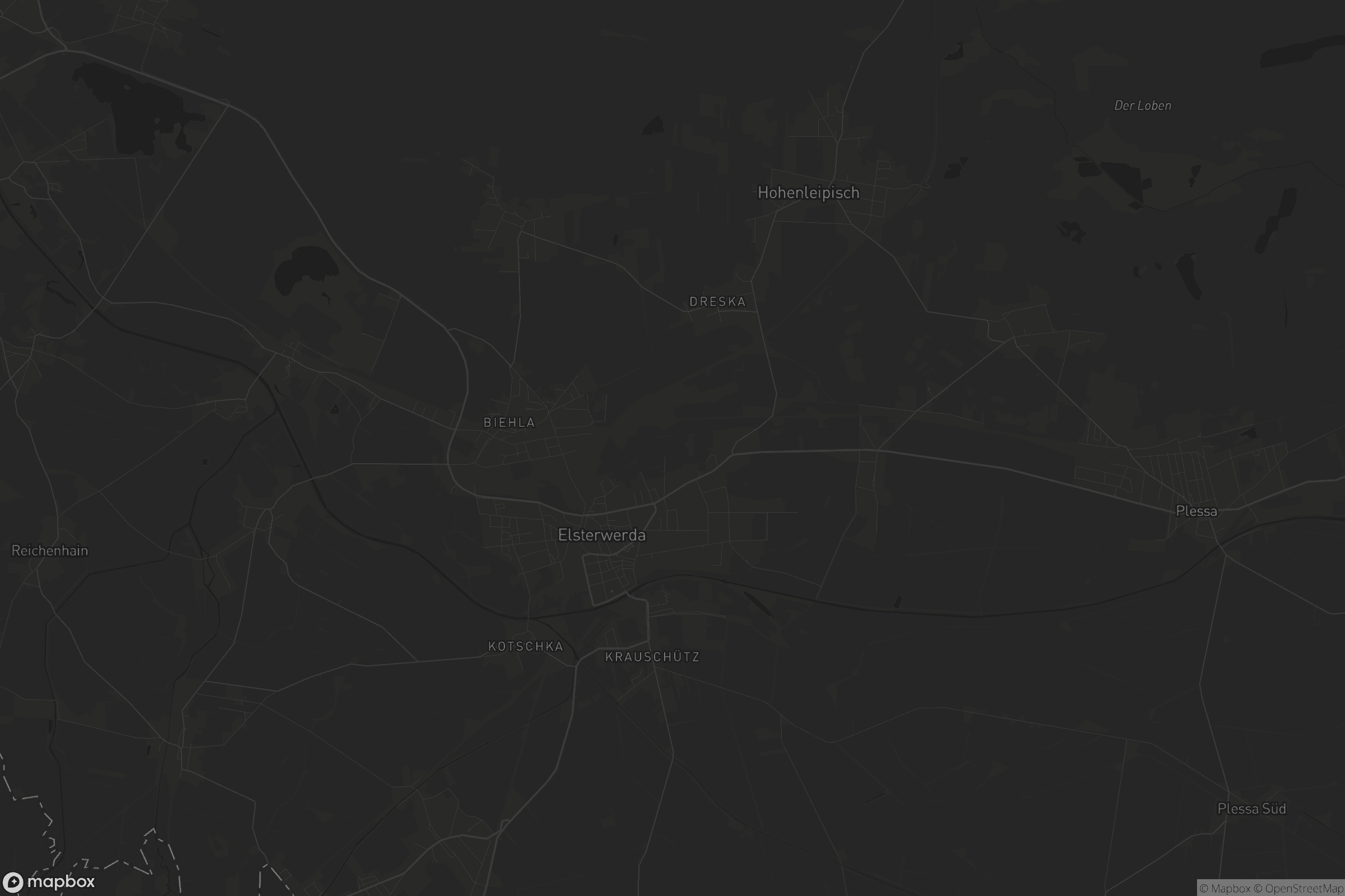 Karte von Elsterwerda