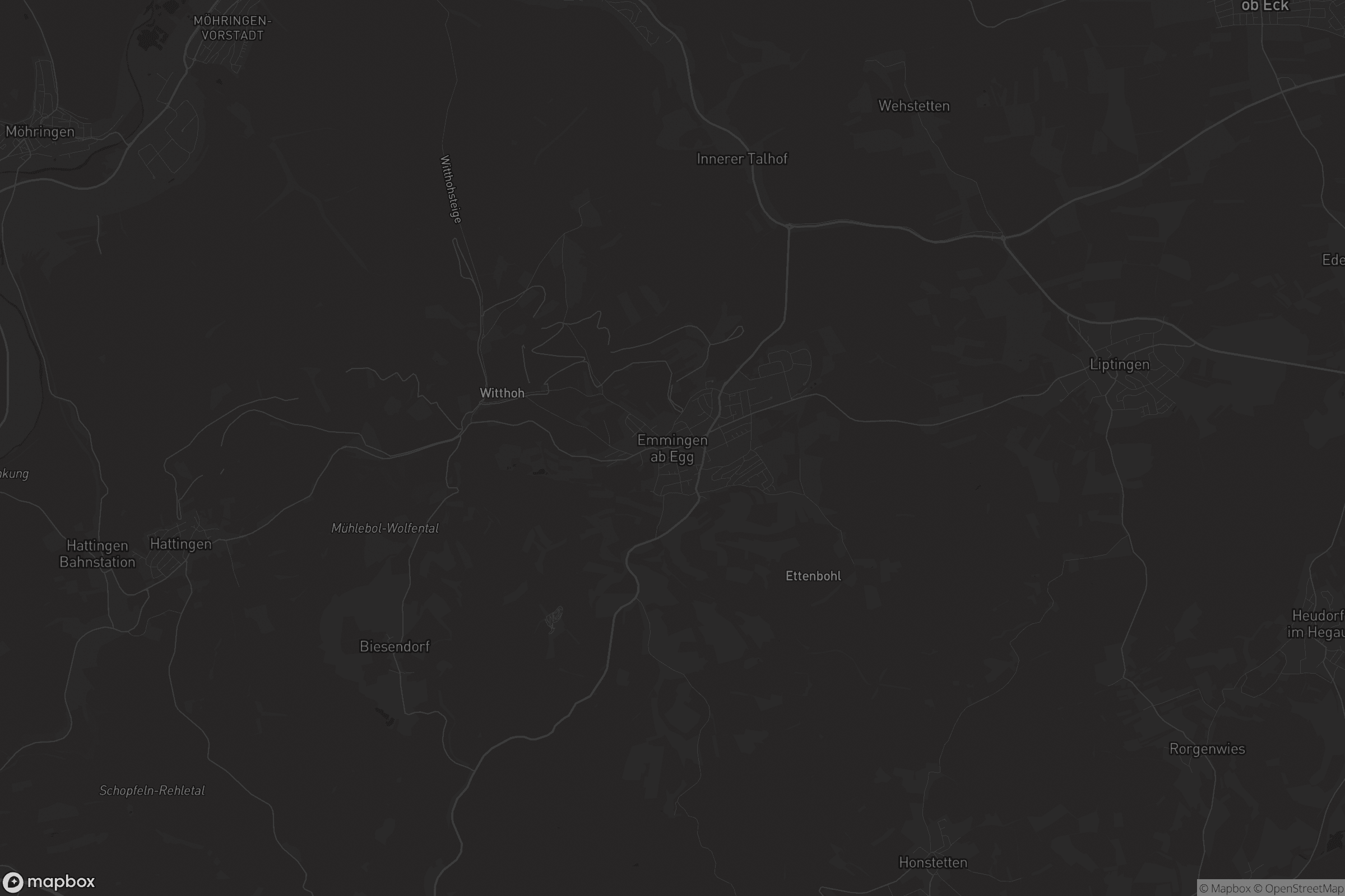 Karte von Emmingen ab Egg