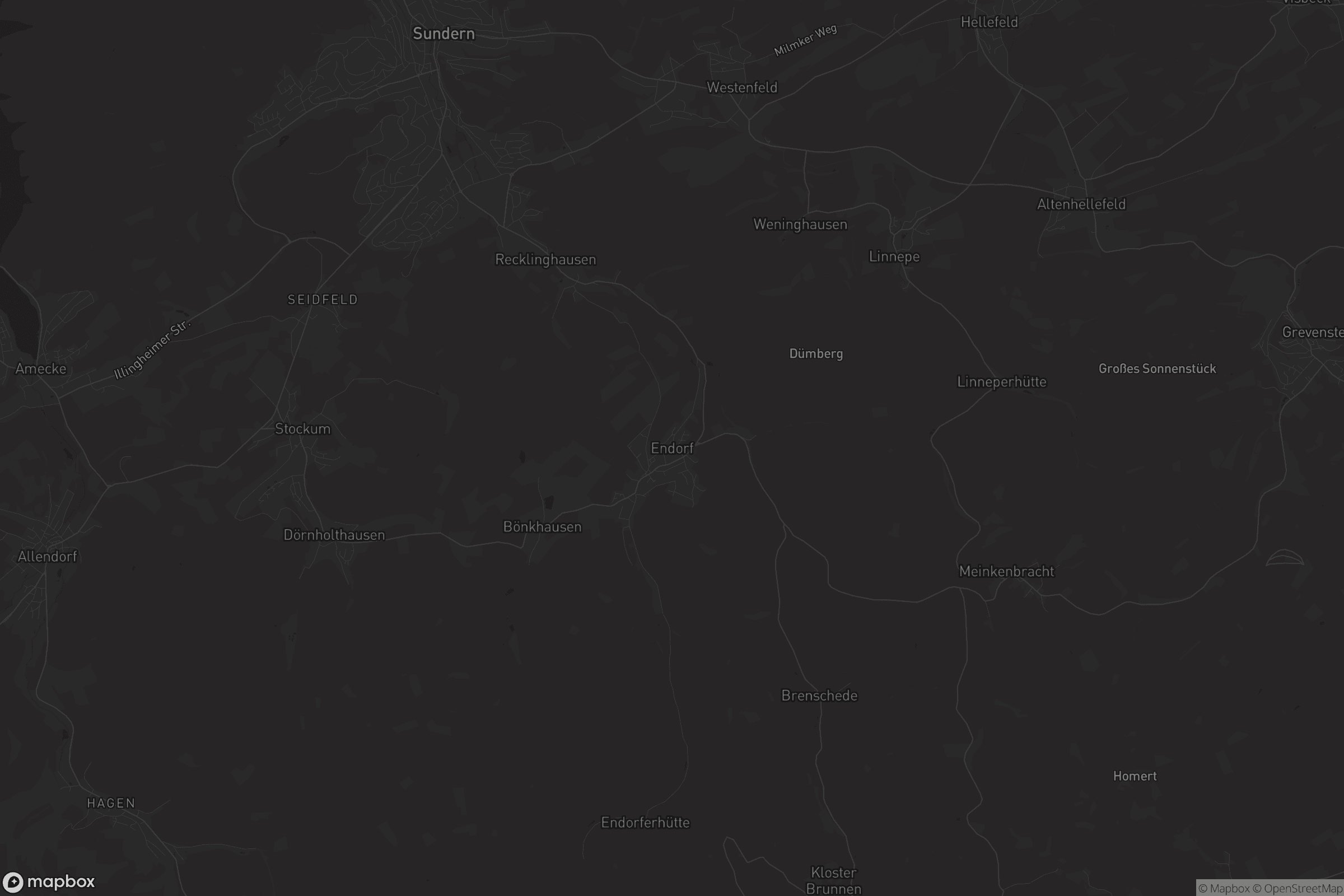 Karte von Endorf (Sauerland)