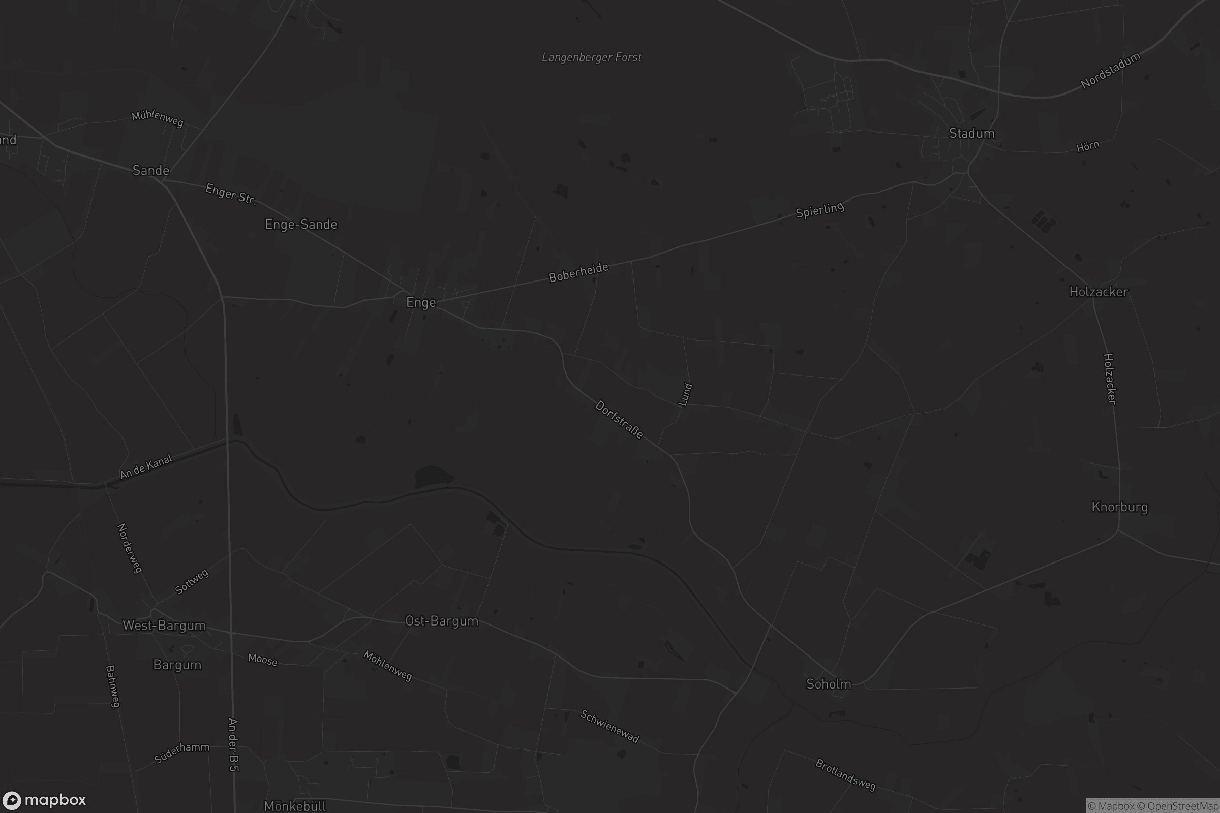 Karte von Enge-Sande