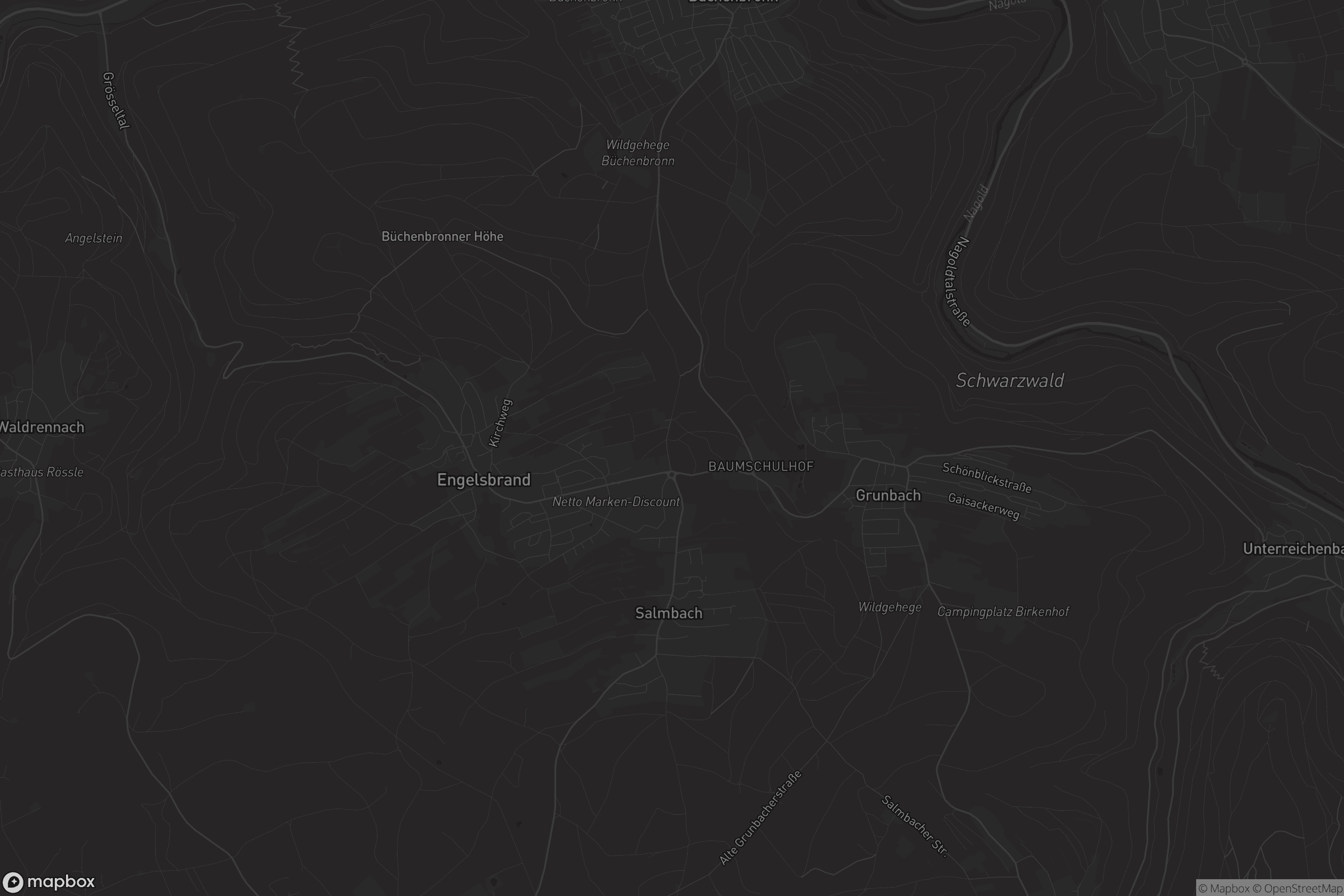 Karte von Engelsbrand