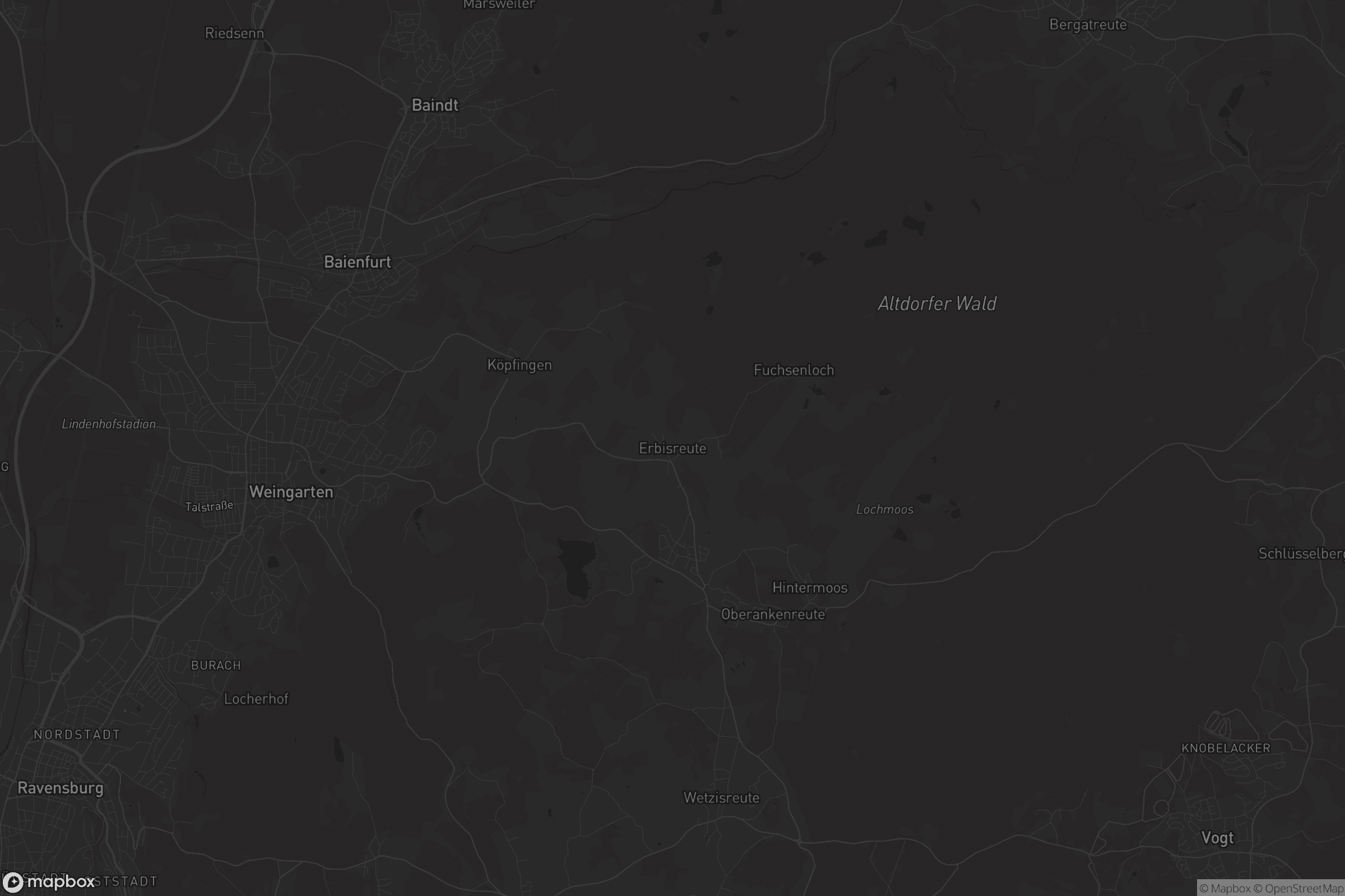 Karte von Erbisreute