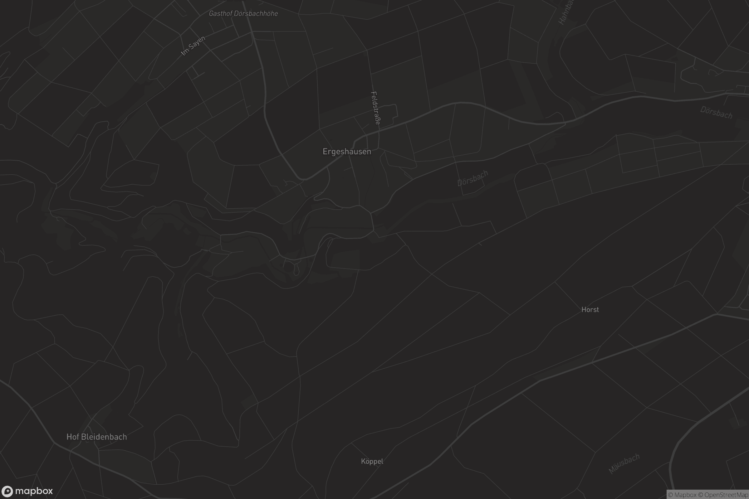 Karte von Ergeshausen