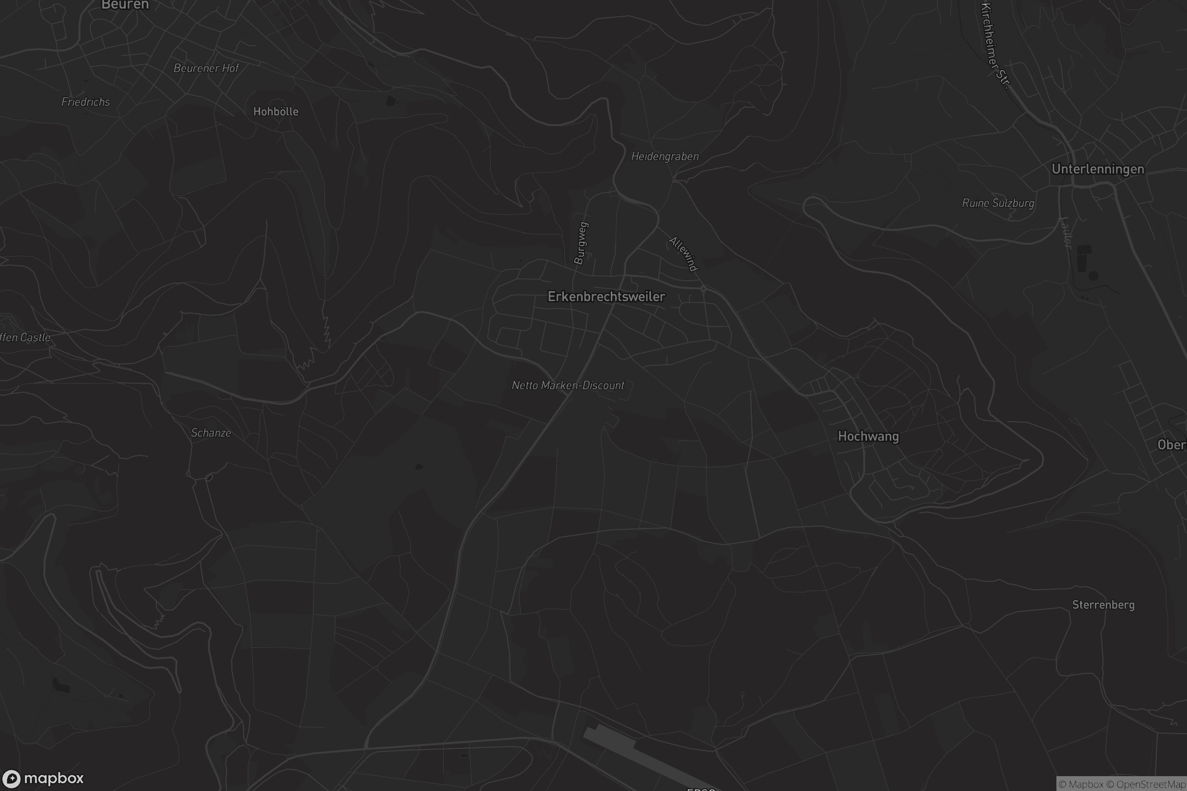 Karte von Erkenbrechtsweiler