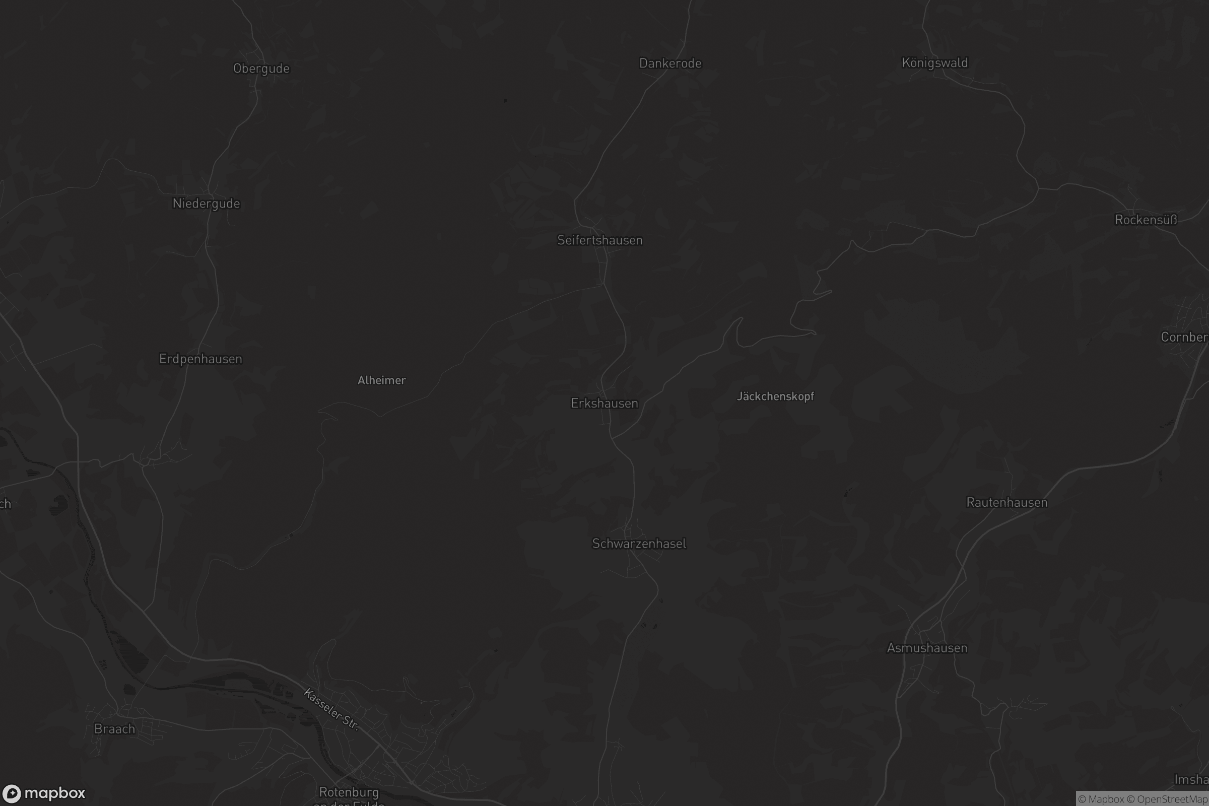 Karte von Erkshausen