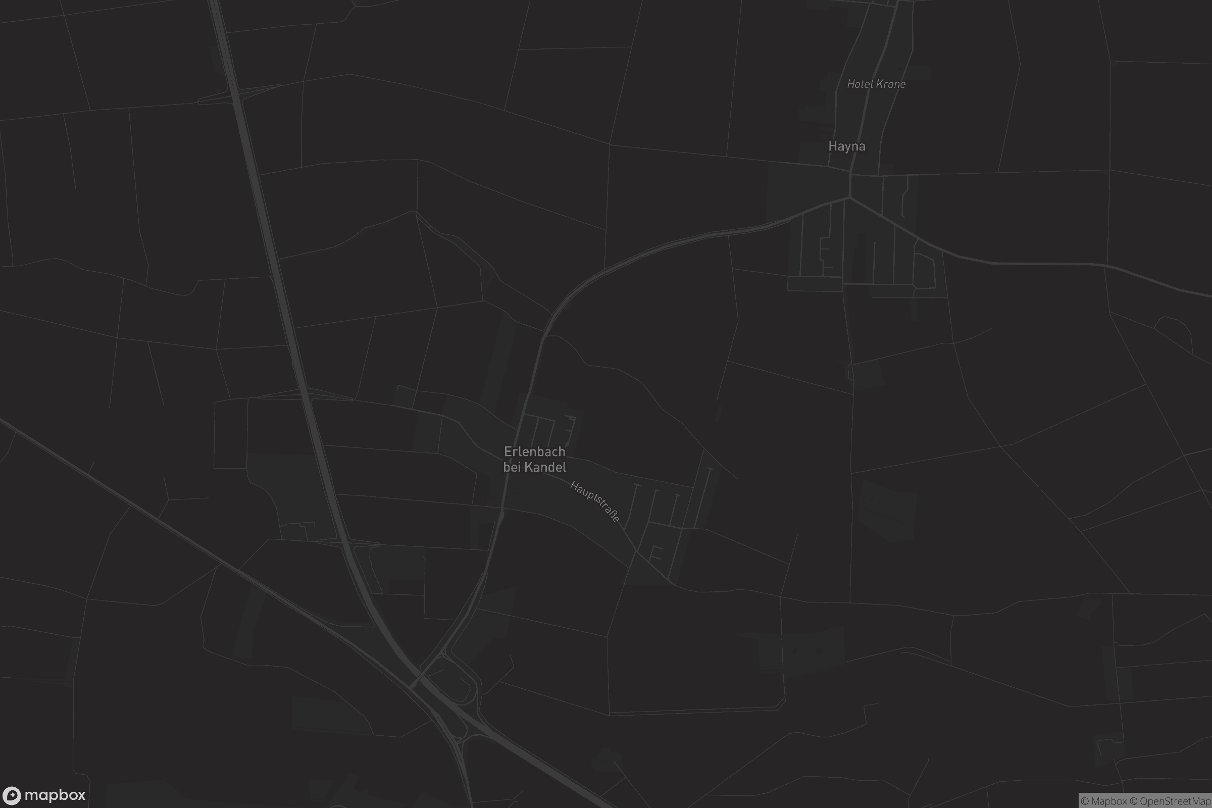 Karte von Erlenbach bei Kandel