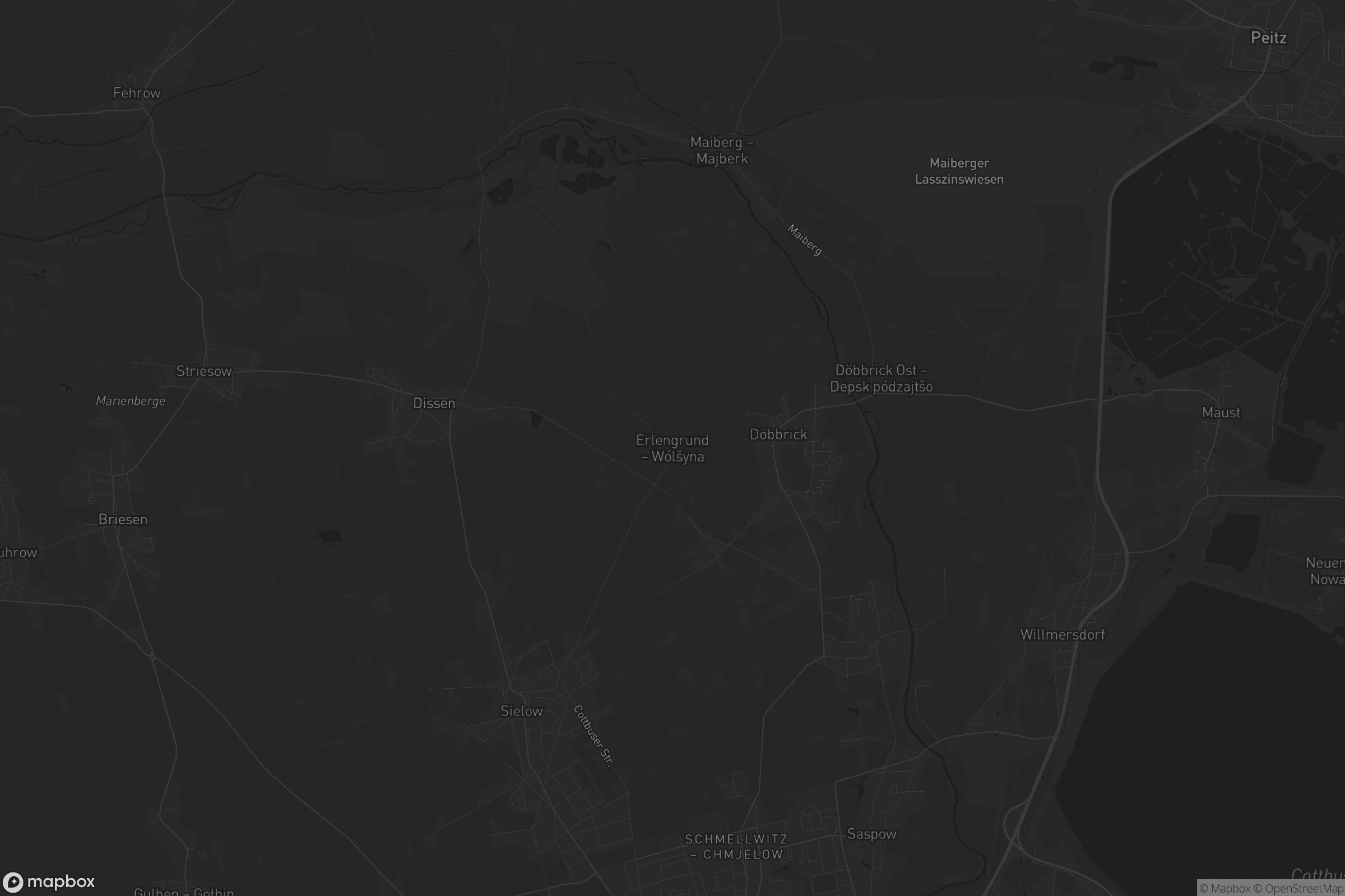 Karte von Erlengrund - Wólšyna