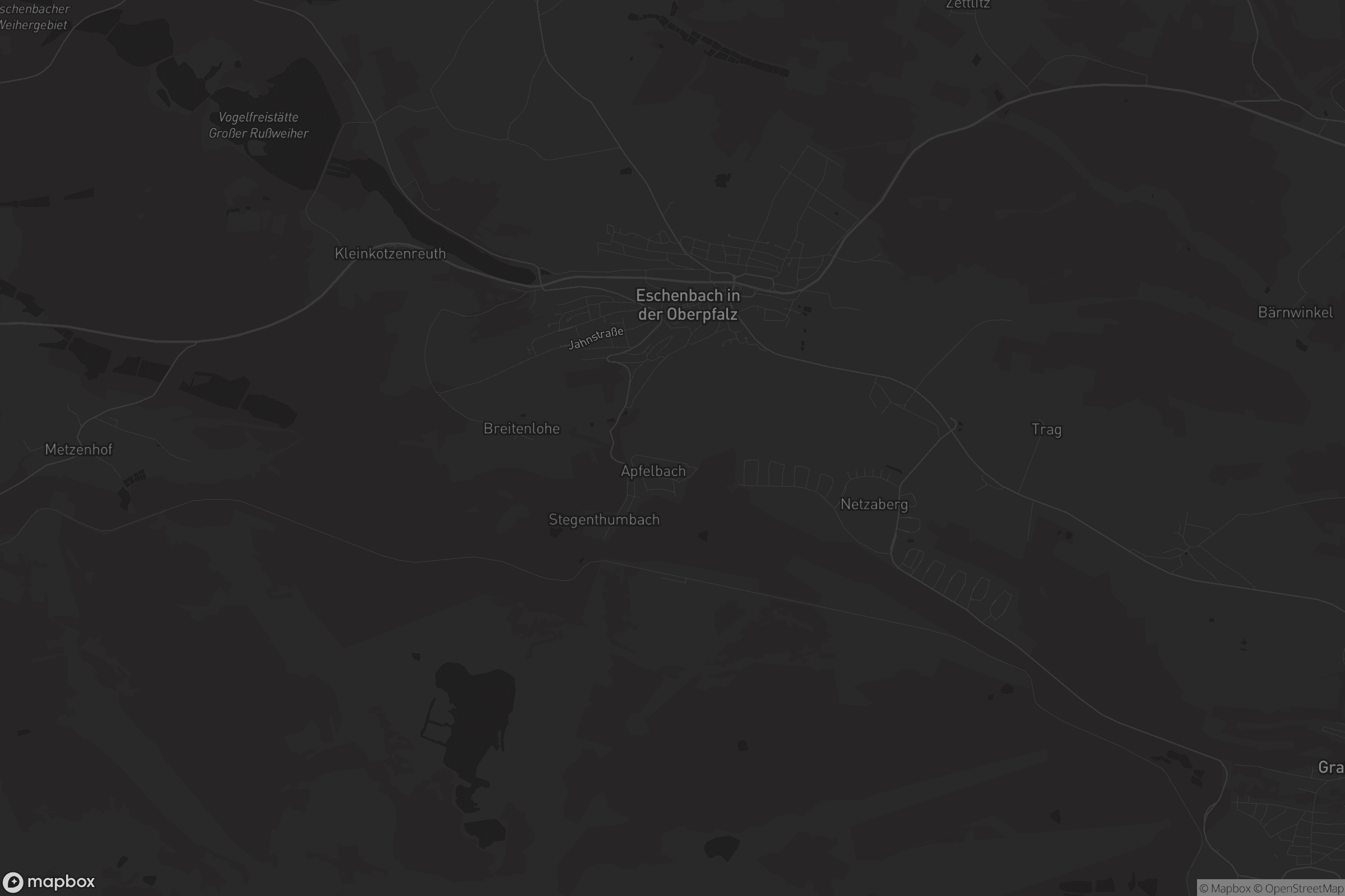 Karte von Eschenbach i.d.OPf.