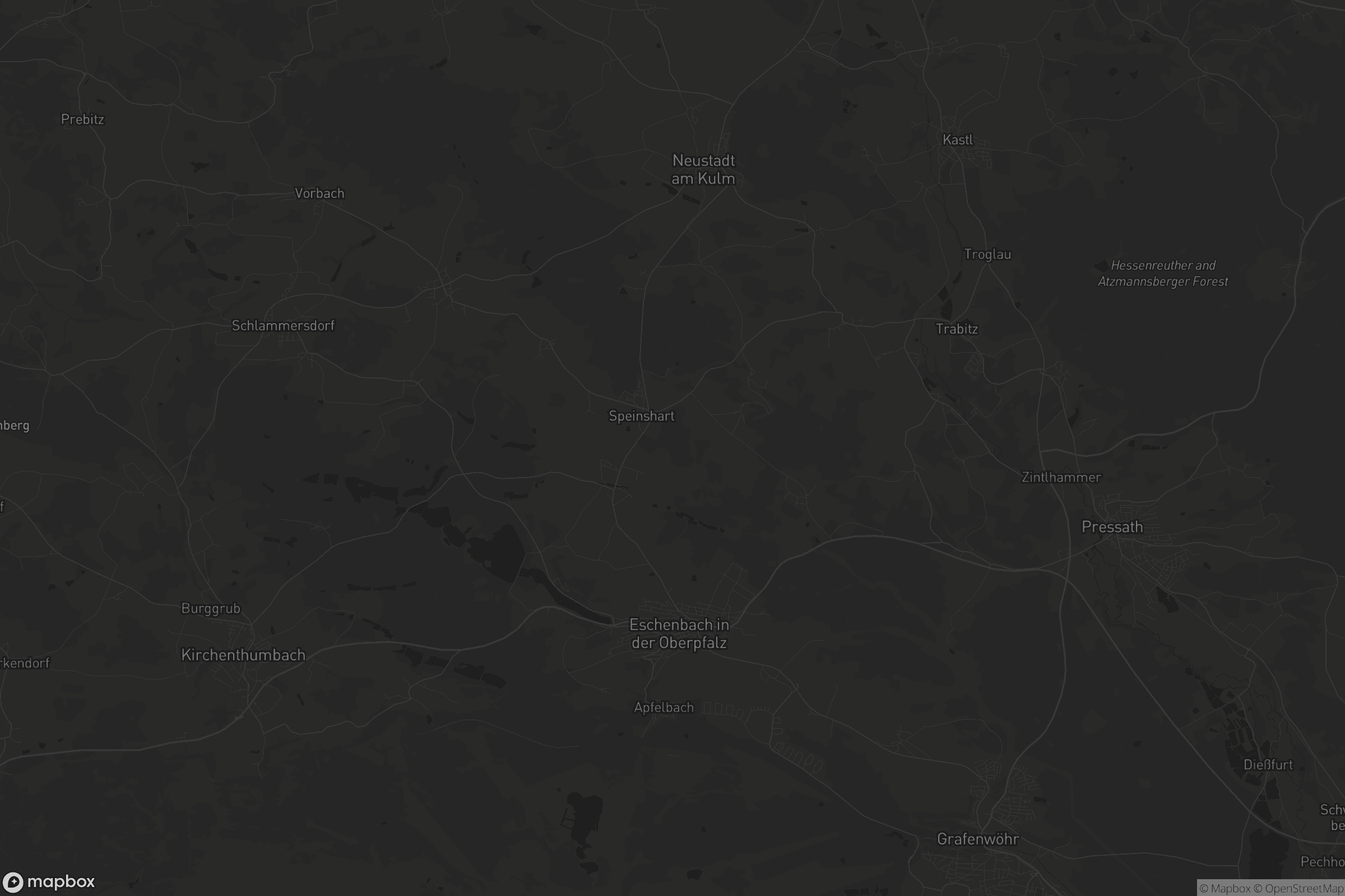 Karte von Eschenbach in der Oberpfalz (VGem)