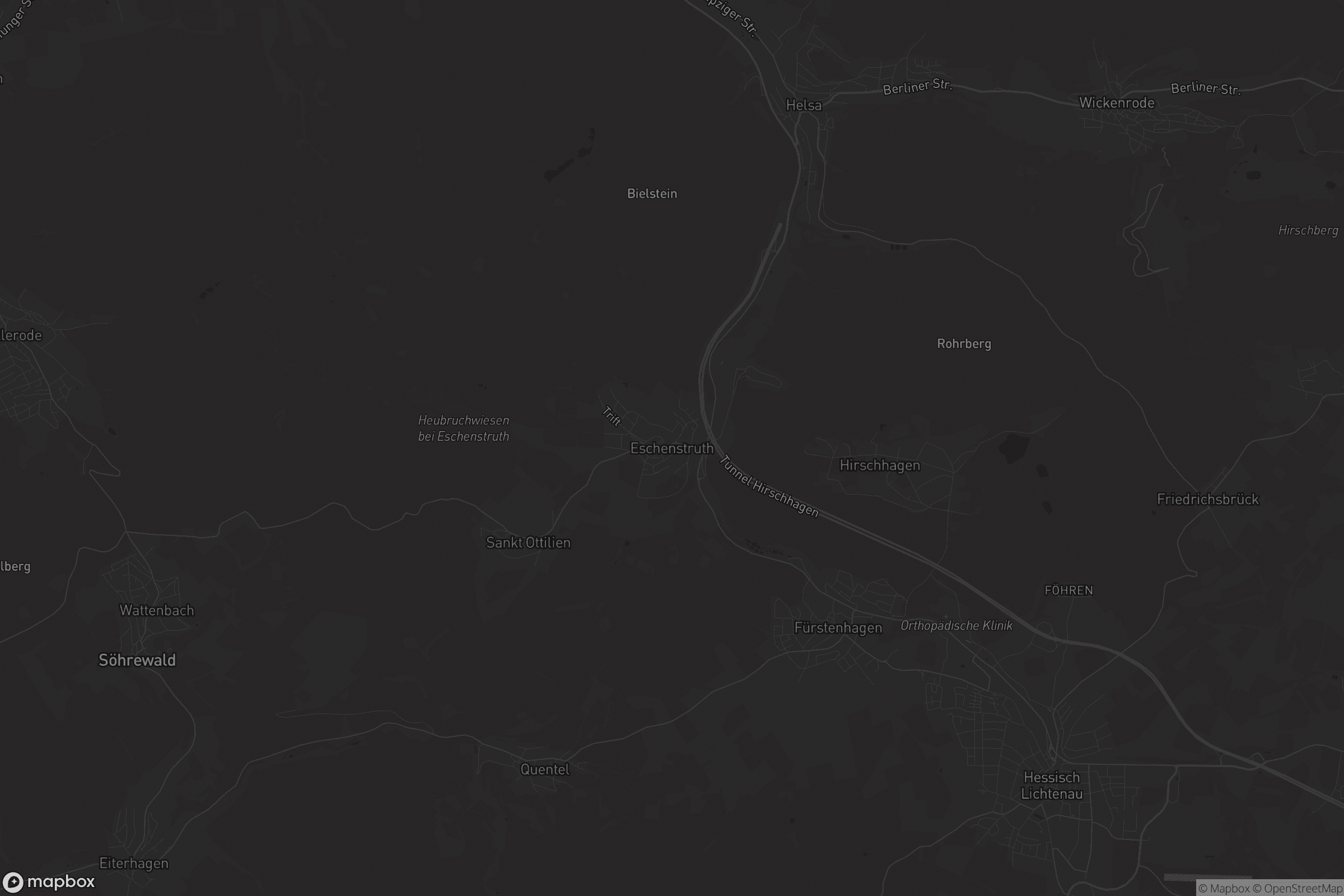 Karte von Eschenstruth