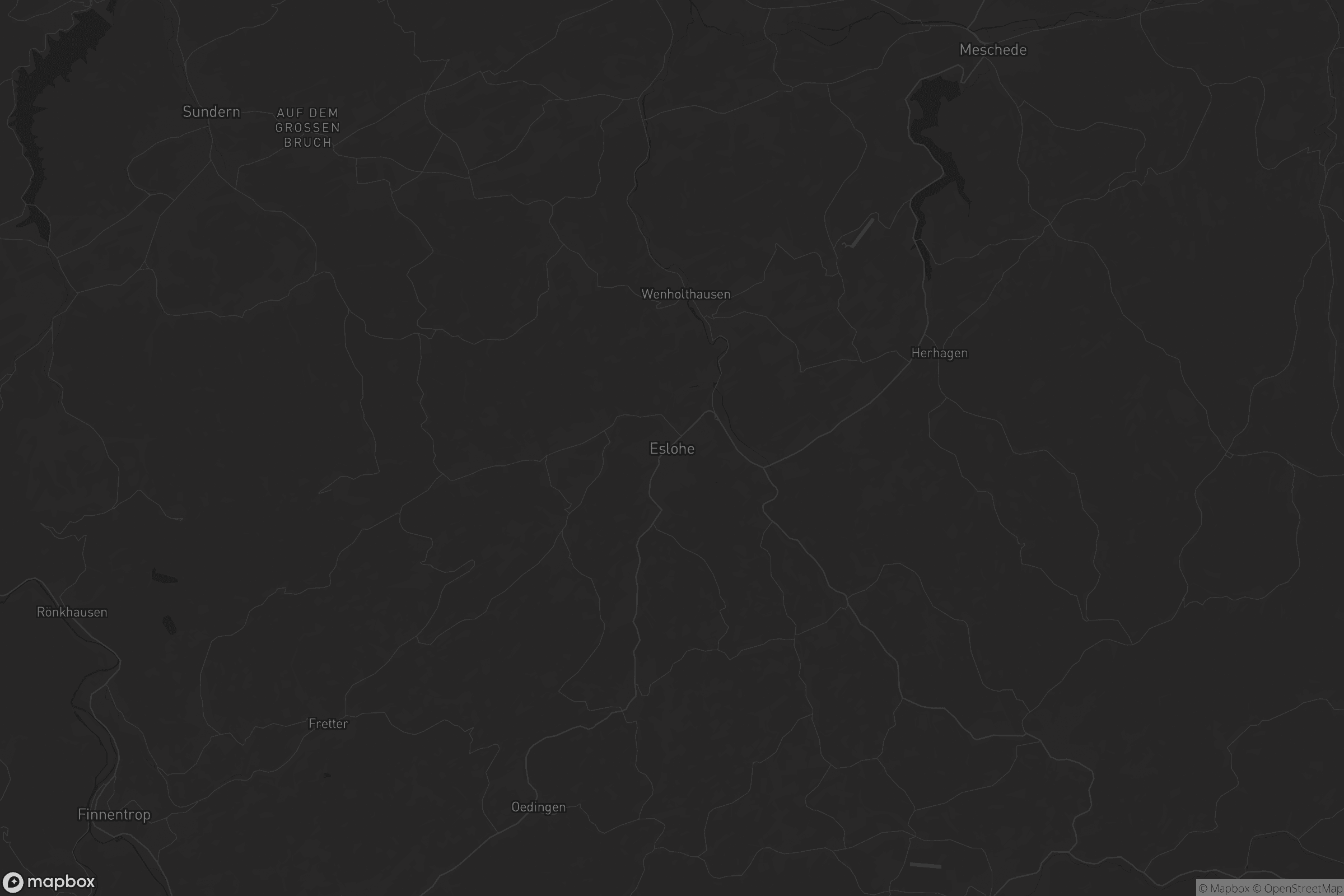 Karte von Eslohe (Sauerland)