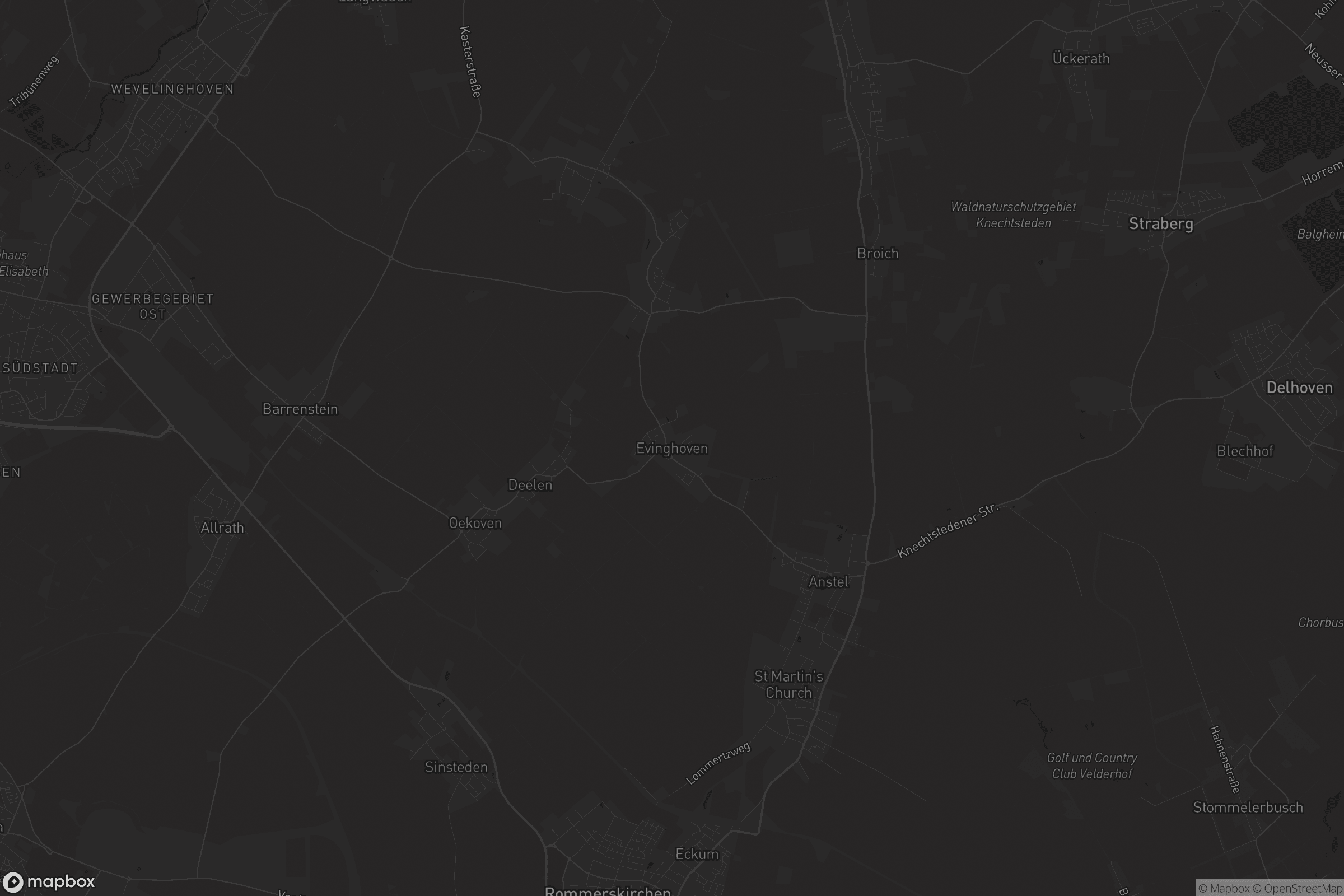 Karte von Evinghoven