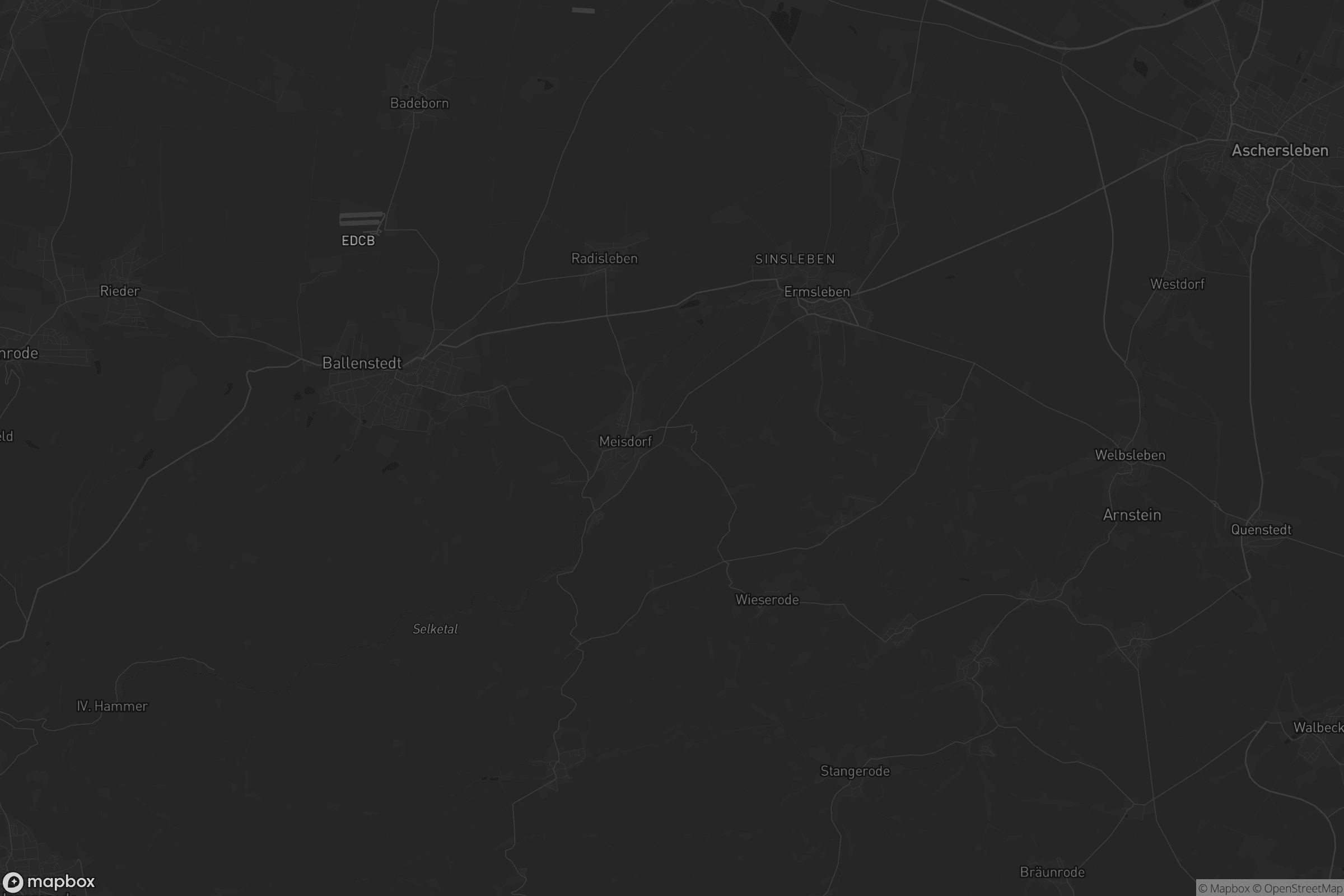 Karte von Falkenstein/Harz