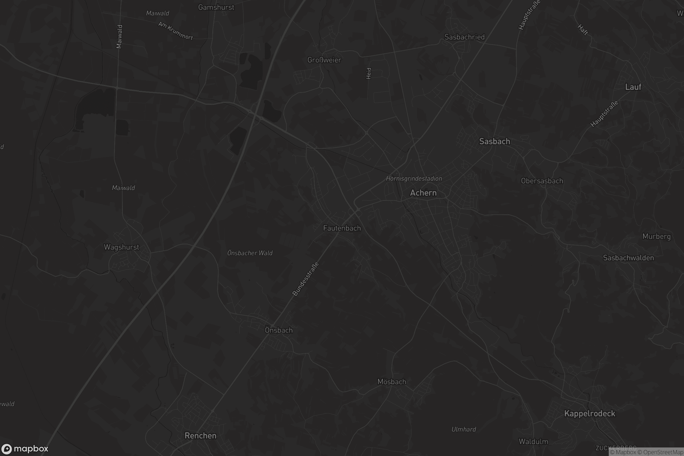 Karte von Fautenbach