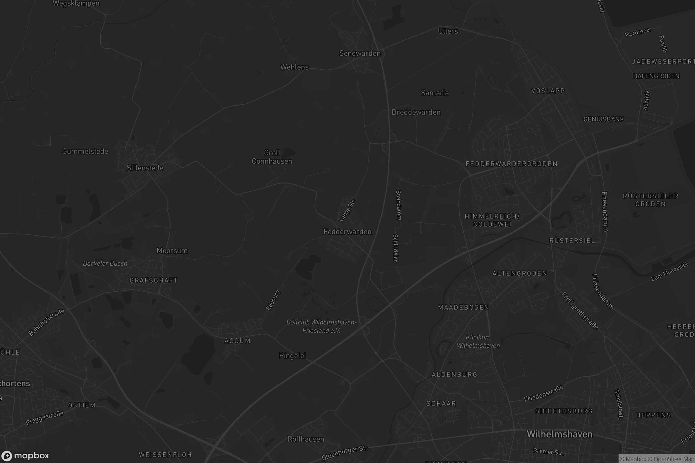 Karte von Fedderwarden