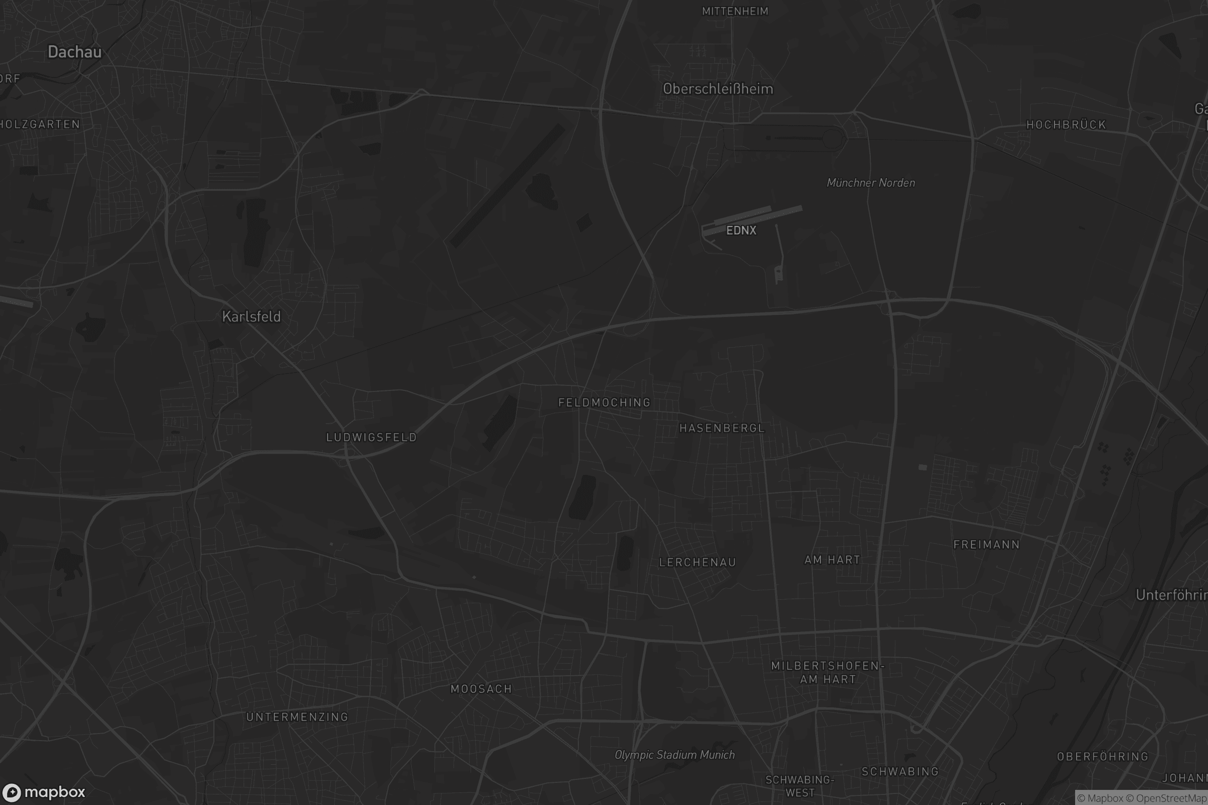 Karte von Feldmoching