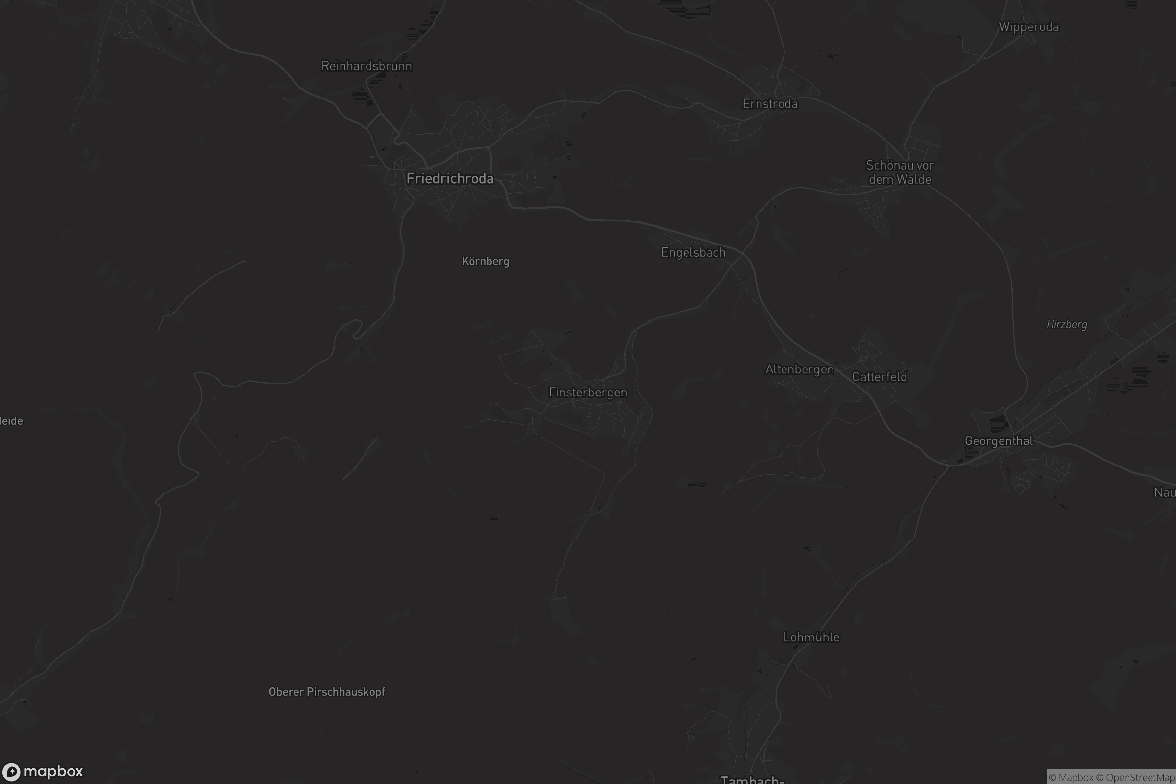 Karte von Finsterbergen