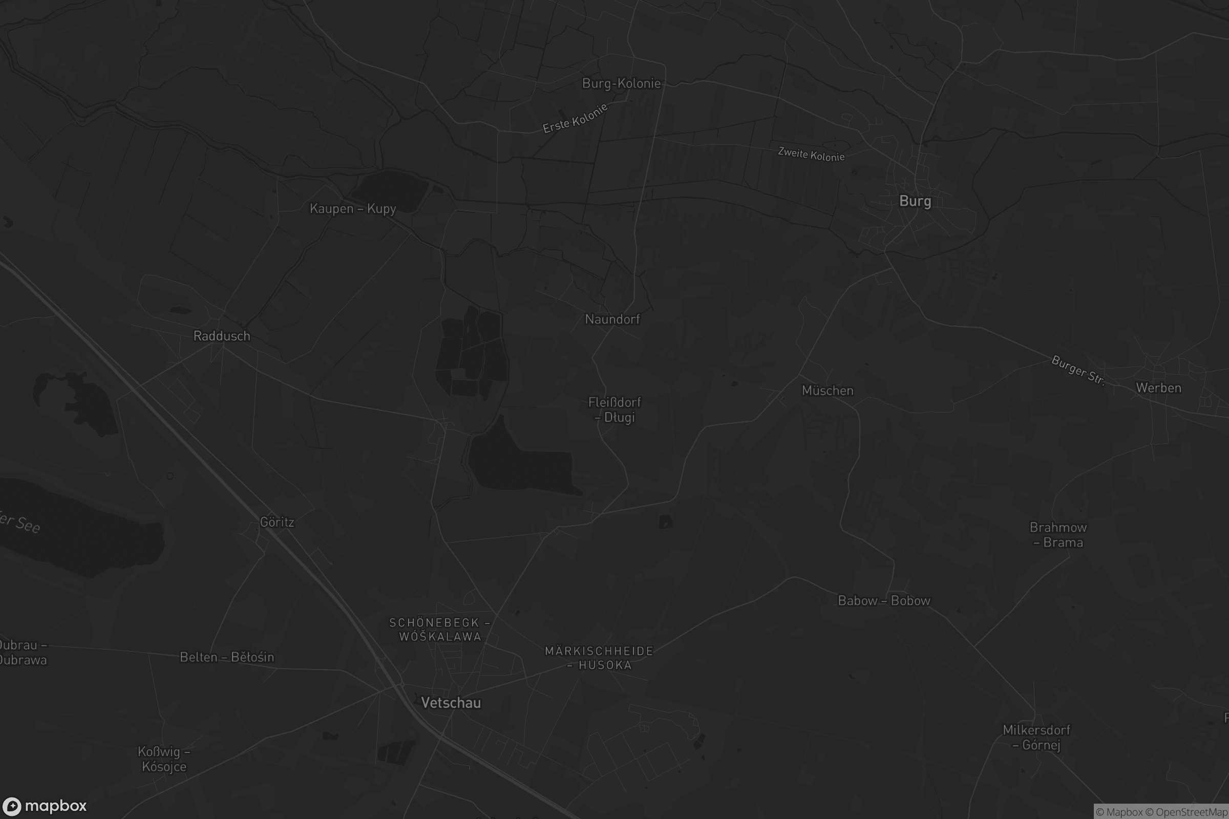 Karte von Fleißdorf - Długi