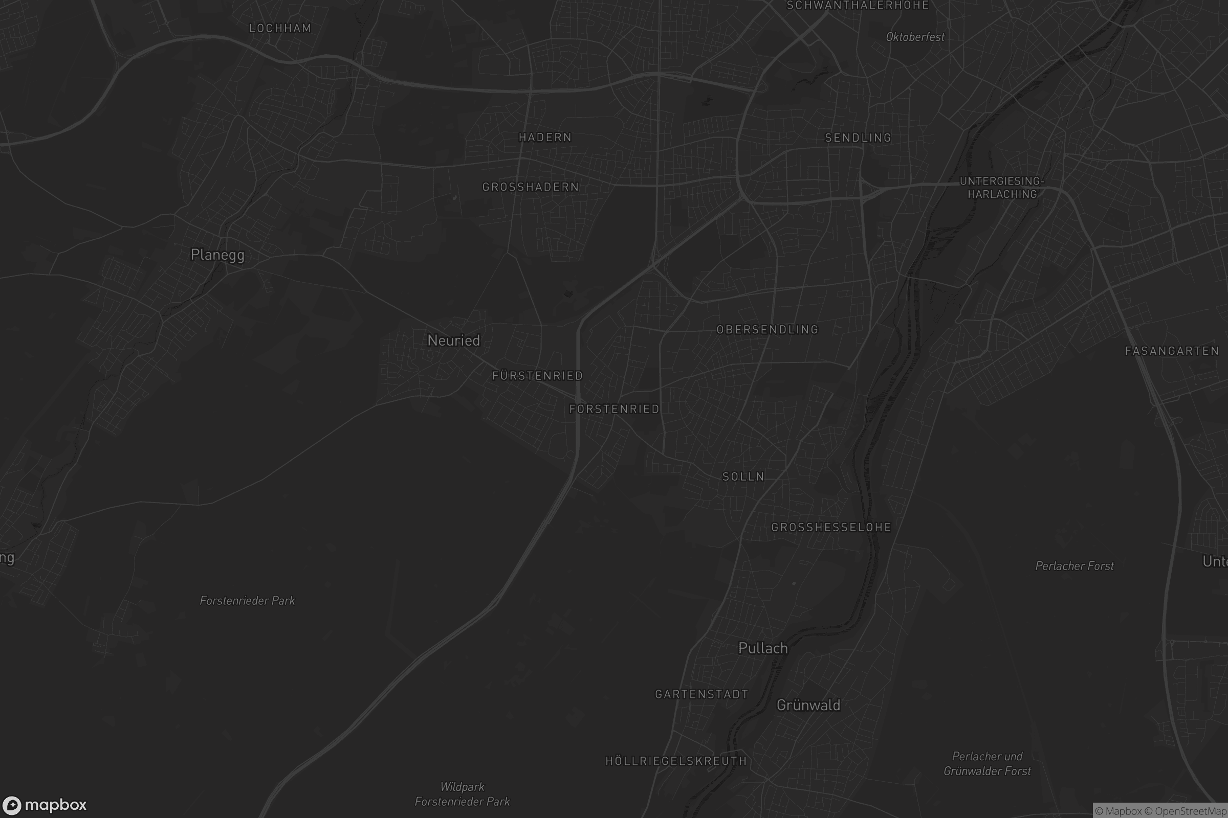 Karte von Forstenried