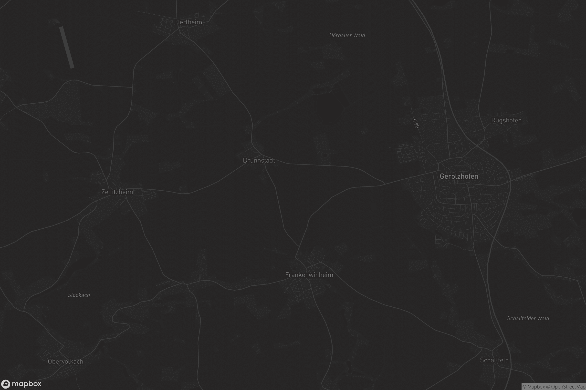 Karte von Frankenwinheim