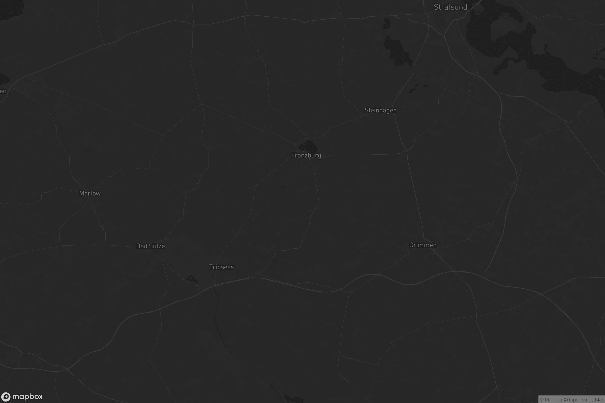 Karte von Franzburg-Richtenberg