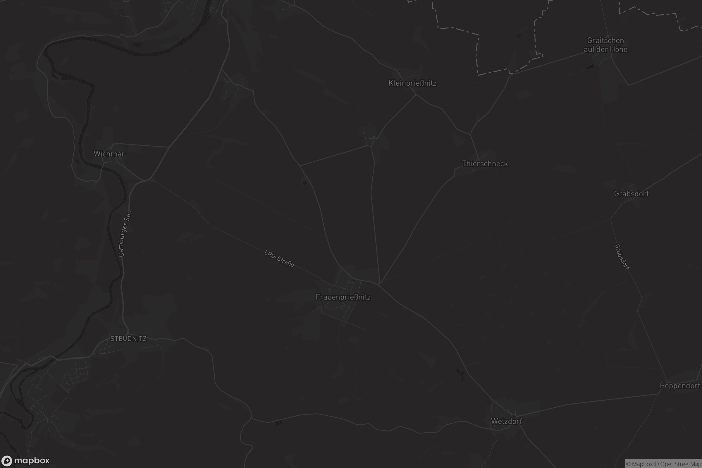 Karte von Frauenprießnitz