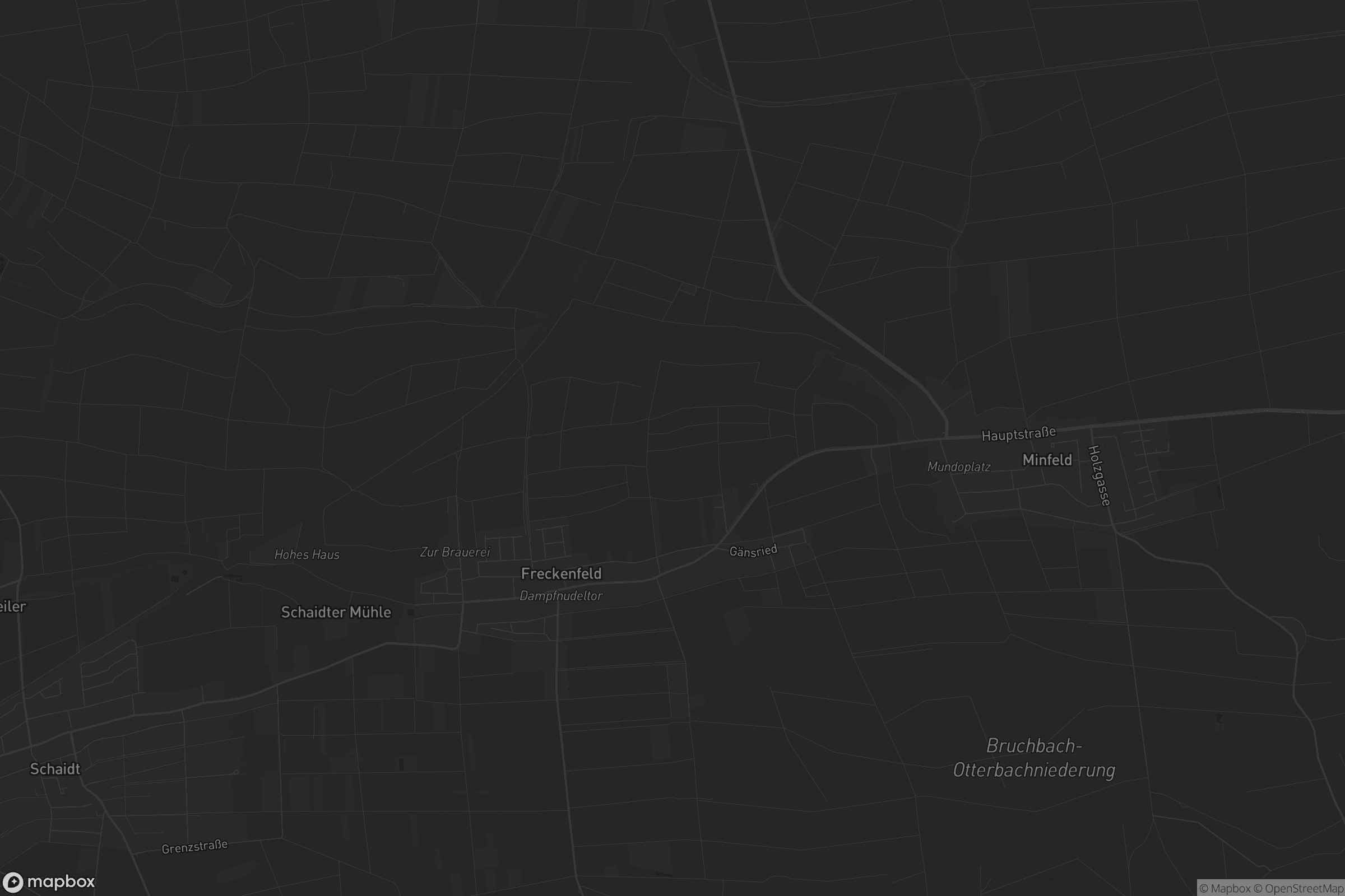 Karte von Freckenfeld