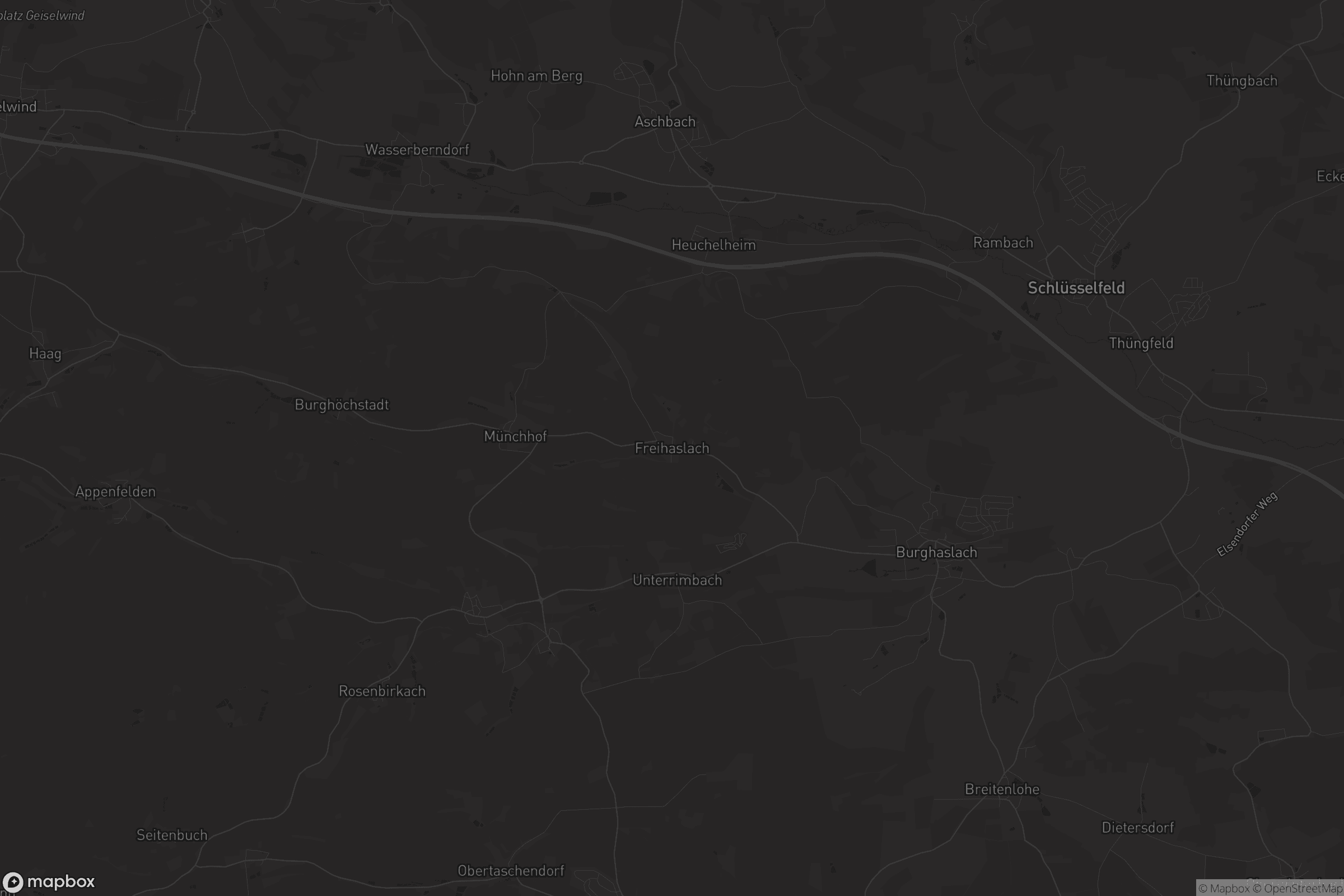 Karte von Freihaslach