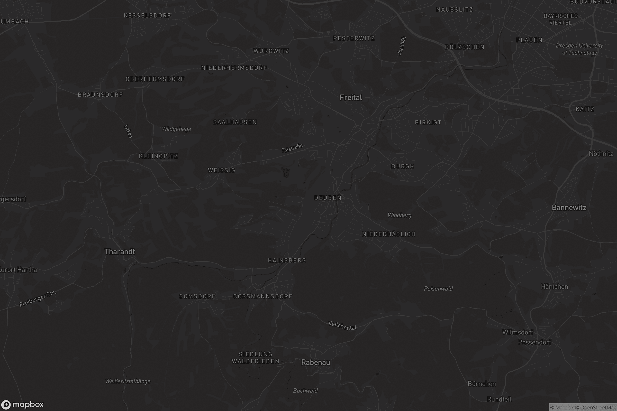 Karte von Freital