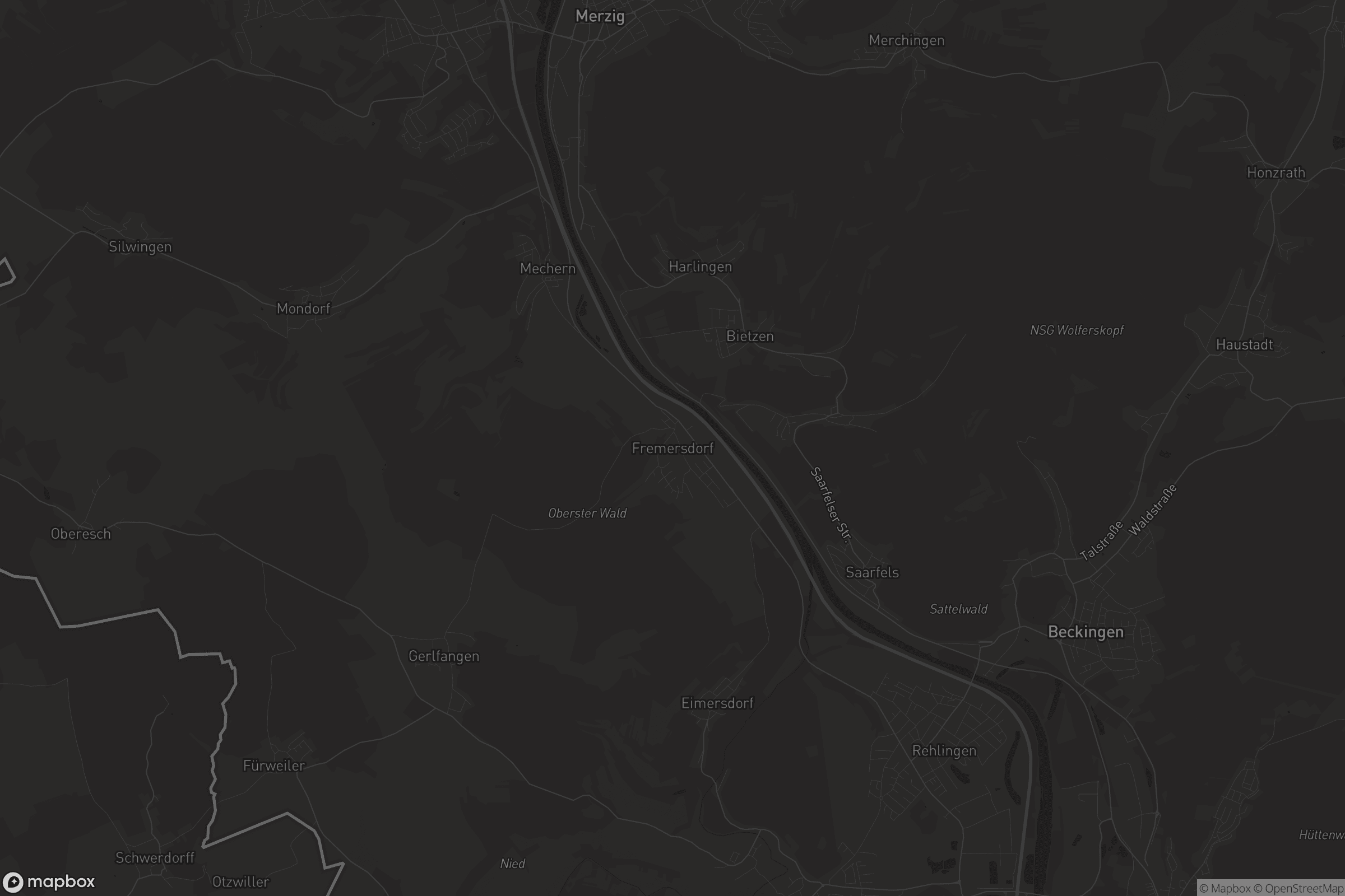 Karte von Fremersdorf