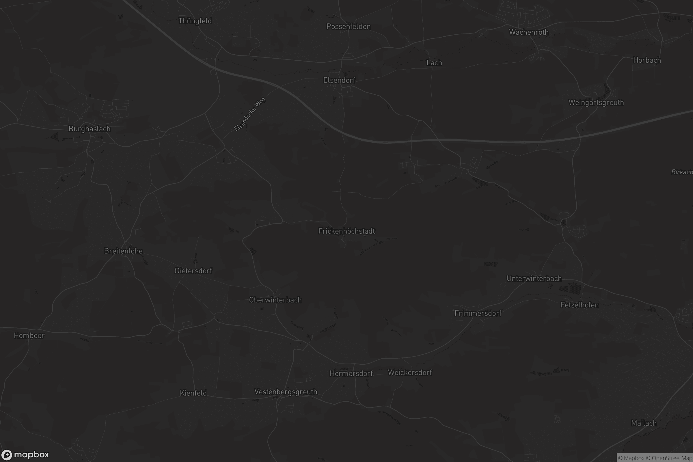 Karte von Frickenhöchstadt