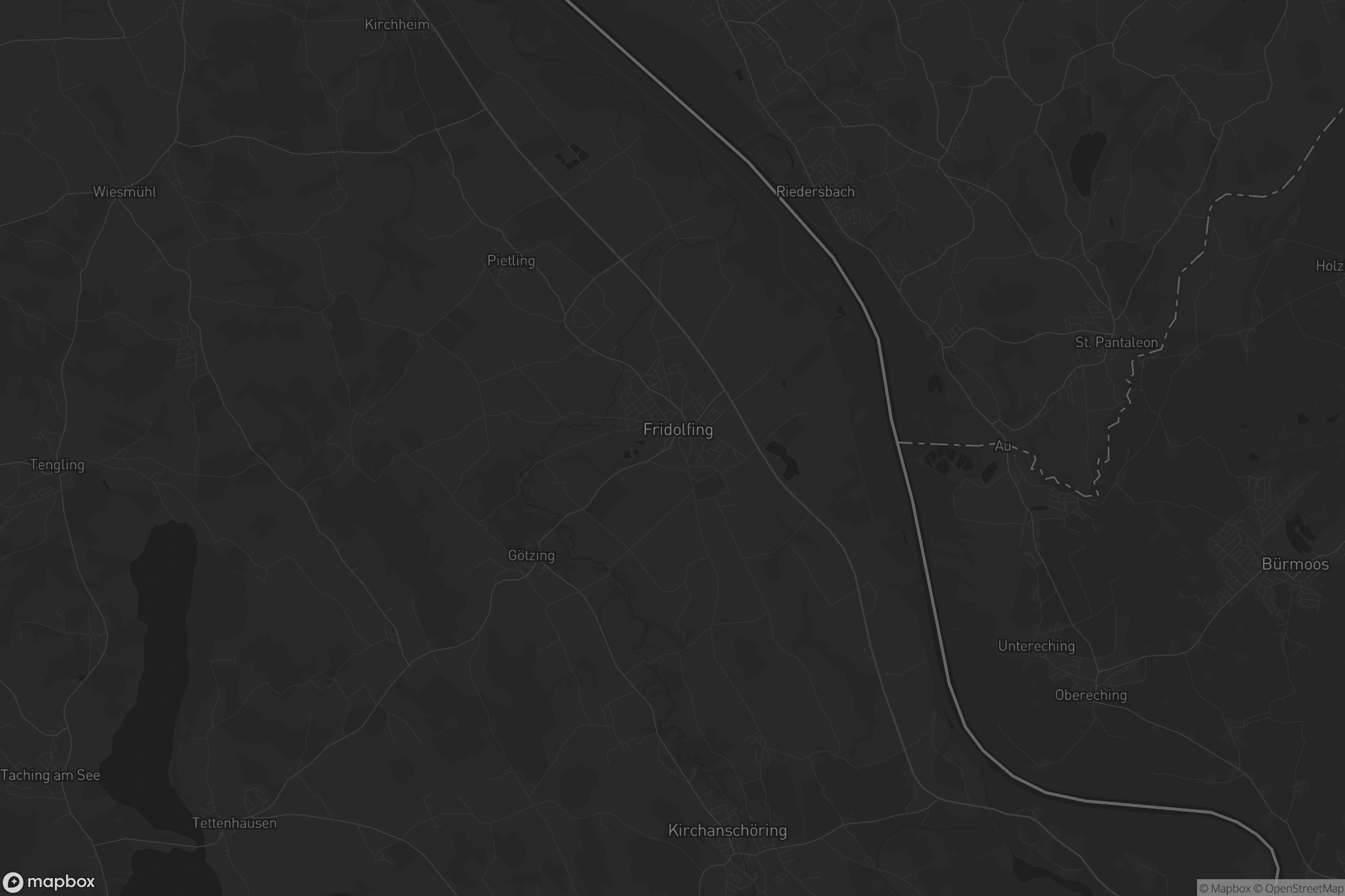 Karte von Fridolfing