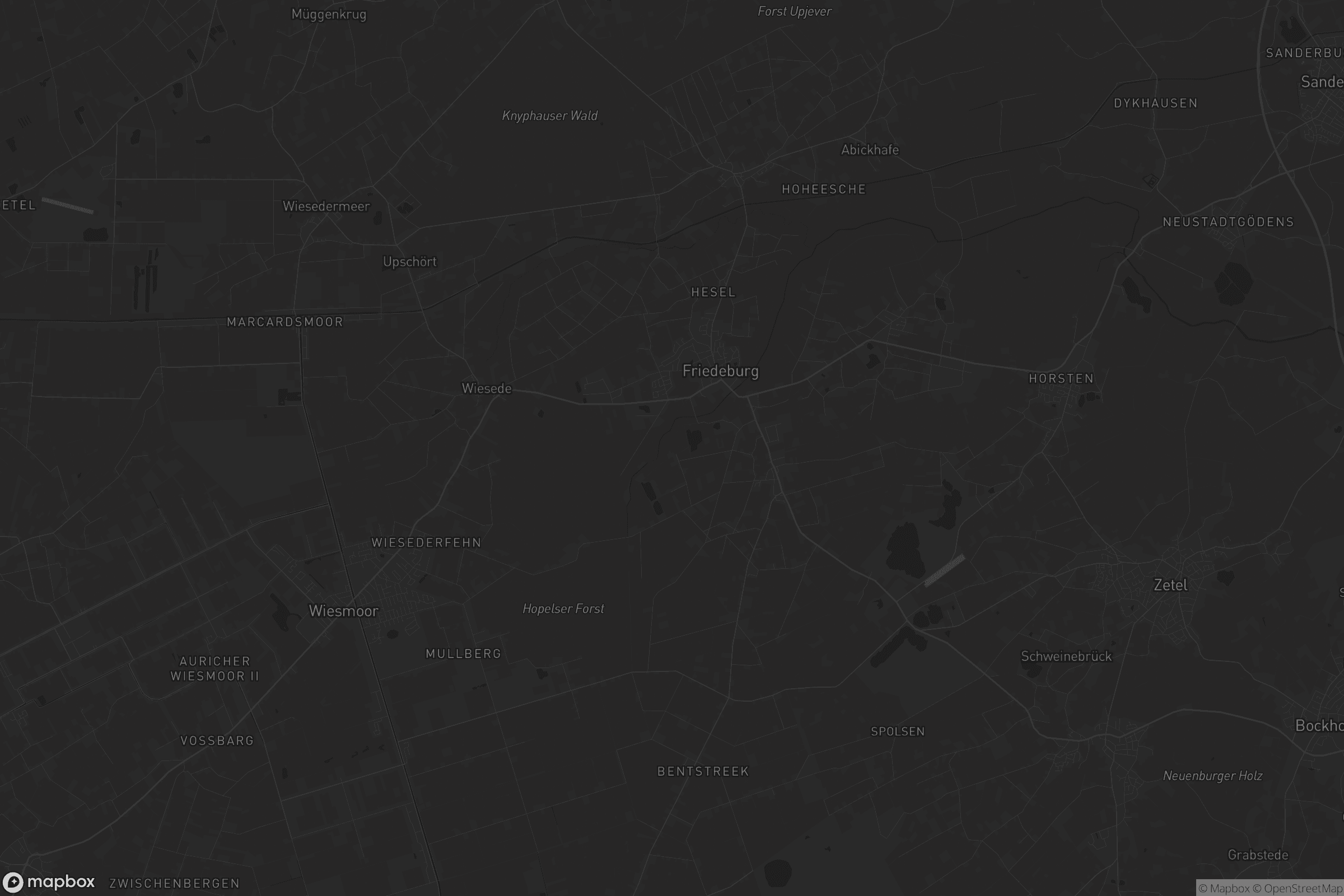 Karte von Friedeburg