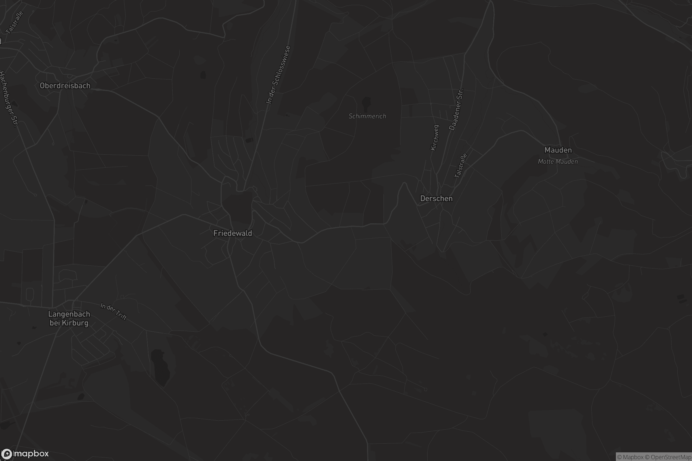 Karte von Friedewald