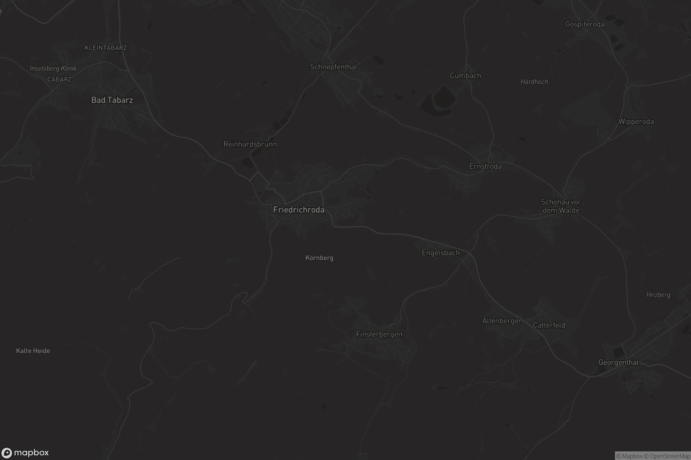 Karte von Friedrichroda