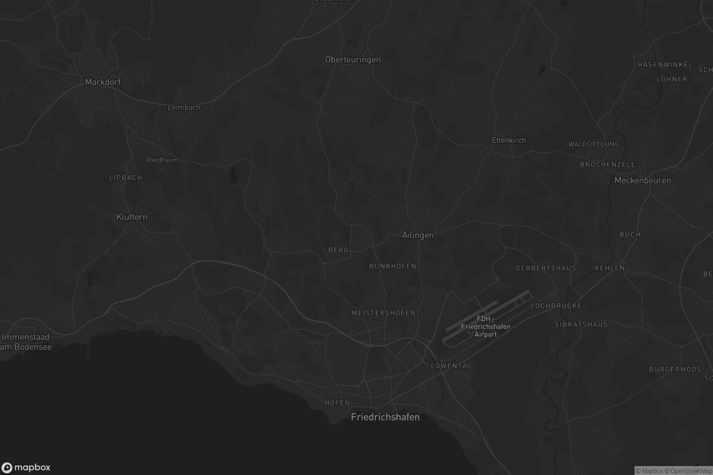 Karte von Friedrichshafen